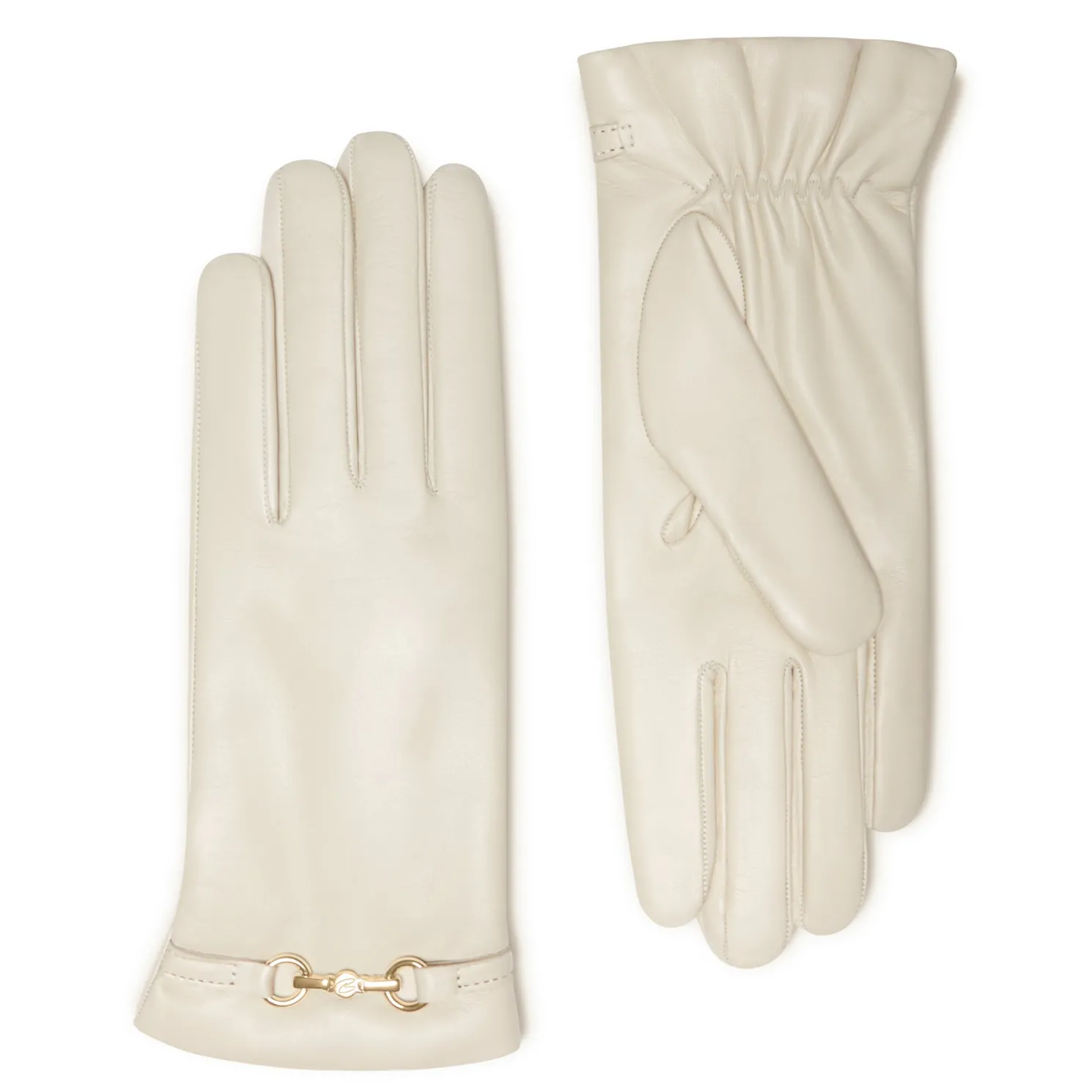 Honoré Eleanor crème leren handschoenen van geitenleer