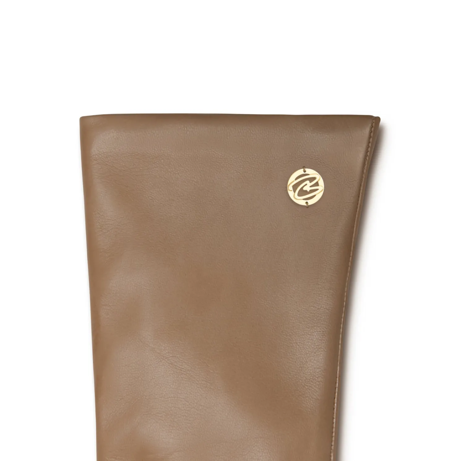 Honoré Eleanor taupe leren handschoenen van geitenleer