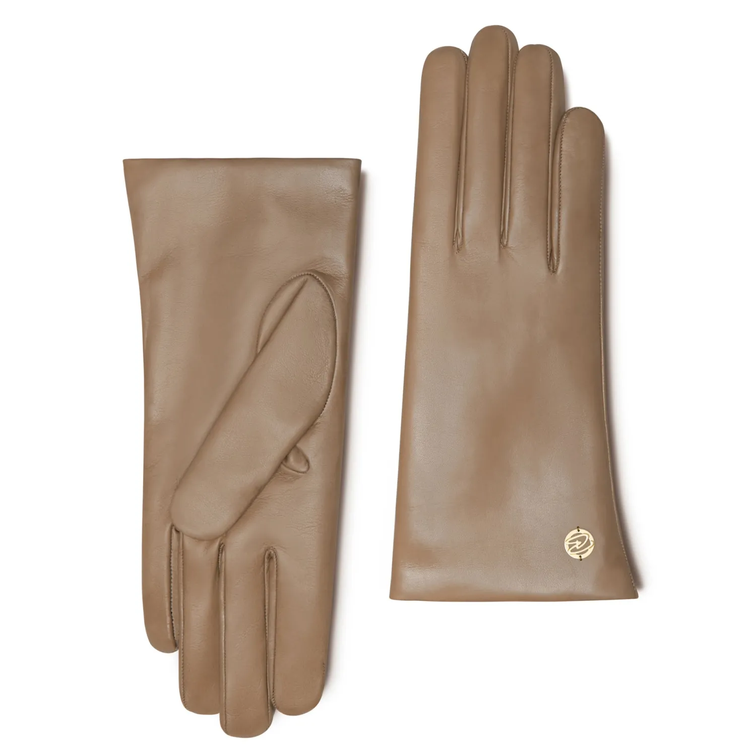 Honoré Eleanor taupe leren handschoenen van geitenleer