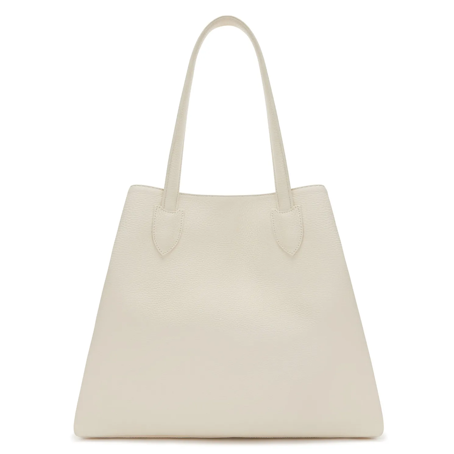 Honoré Francine crème leren shopper van kalfsleer