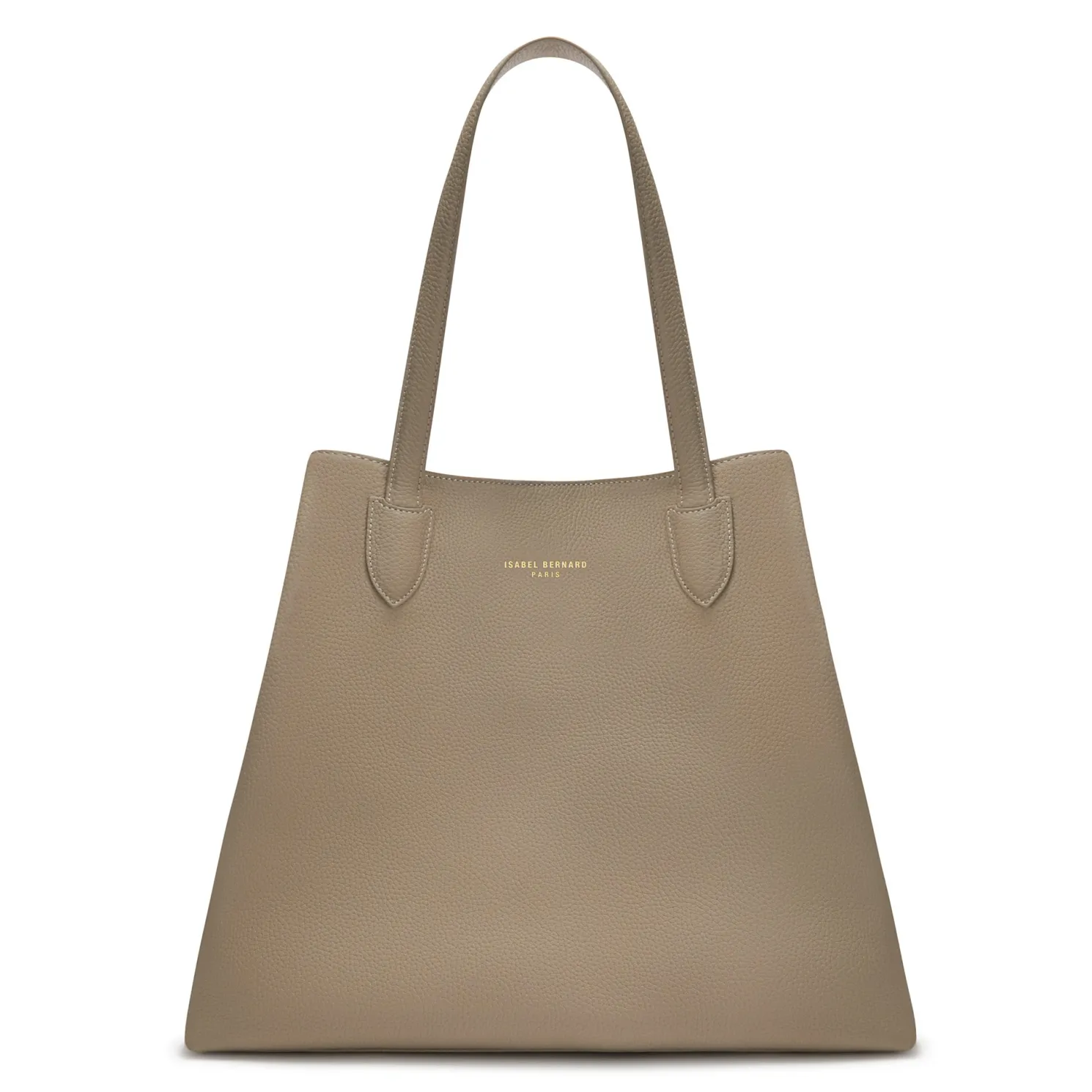 Honoré Francine taupe leren shopper van kalfsleer