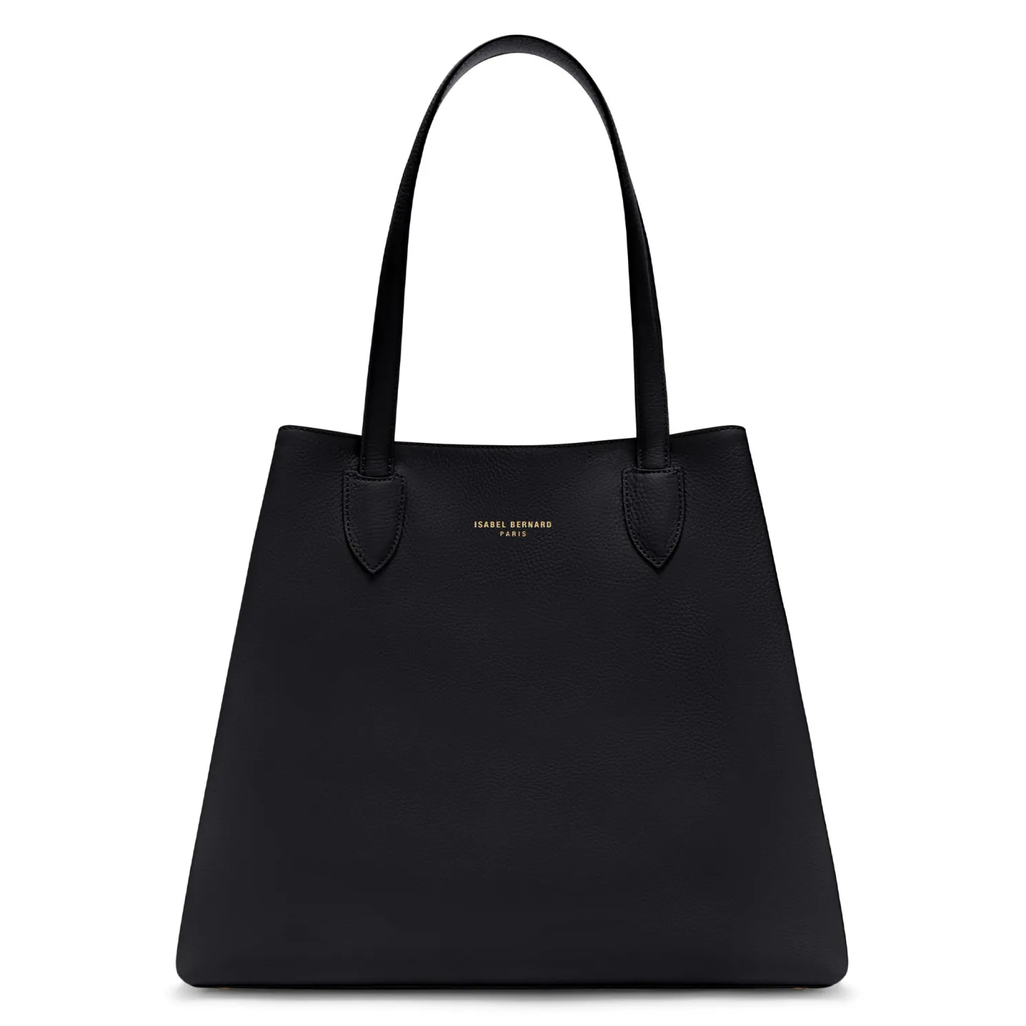 Honoré Francine zwarte leren shopper van kalfsleer