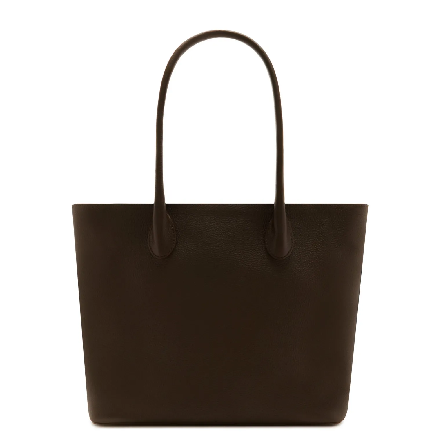 Honoré Lysanne bruine leren shopper van kalfsleer