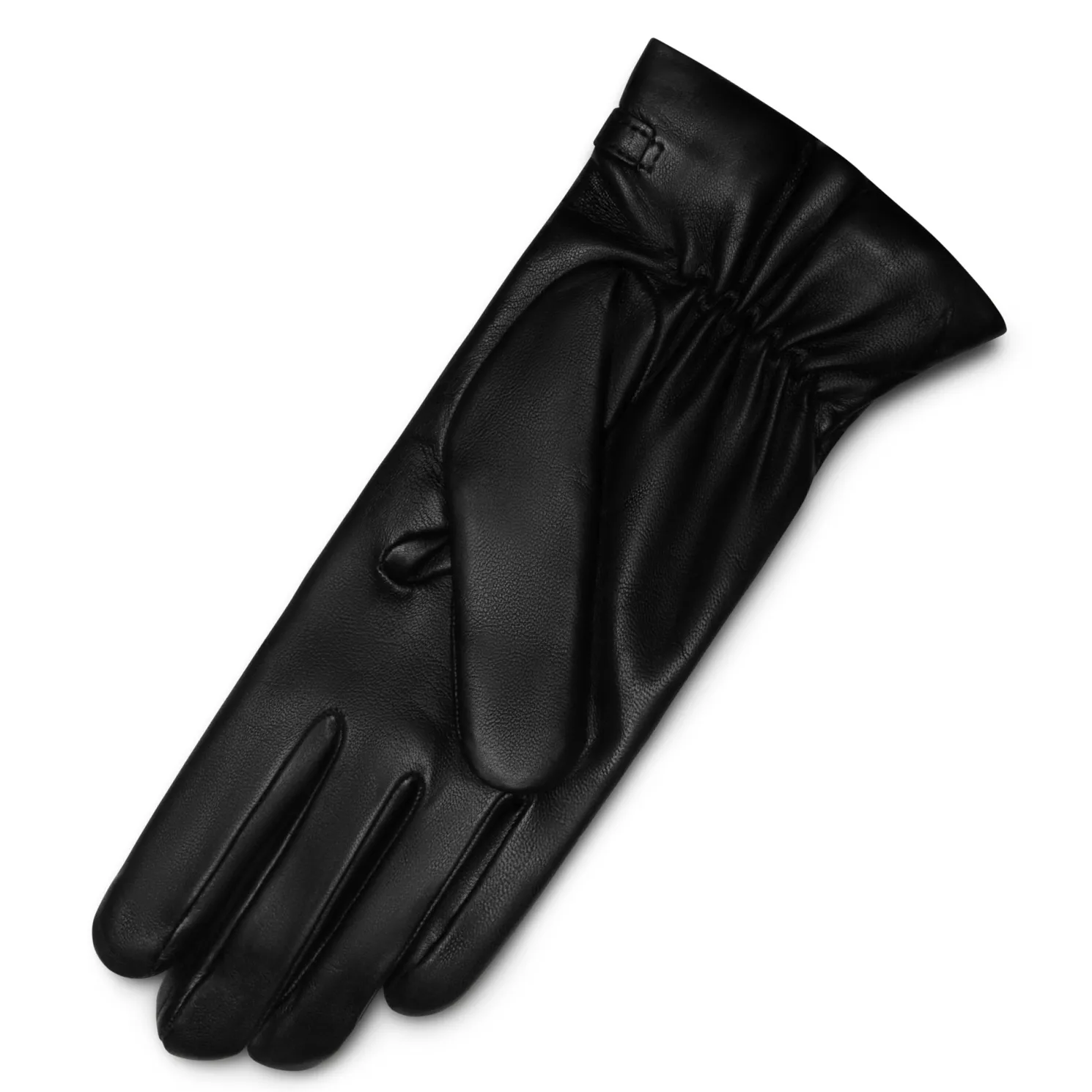 Honoré Marcelia zwarte leren handschoenen van geitenleer