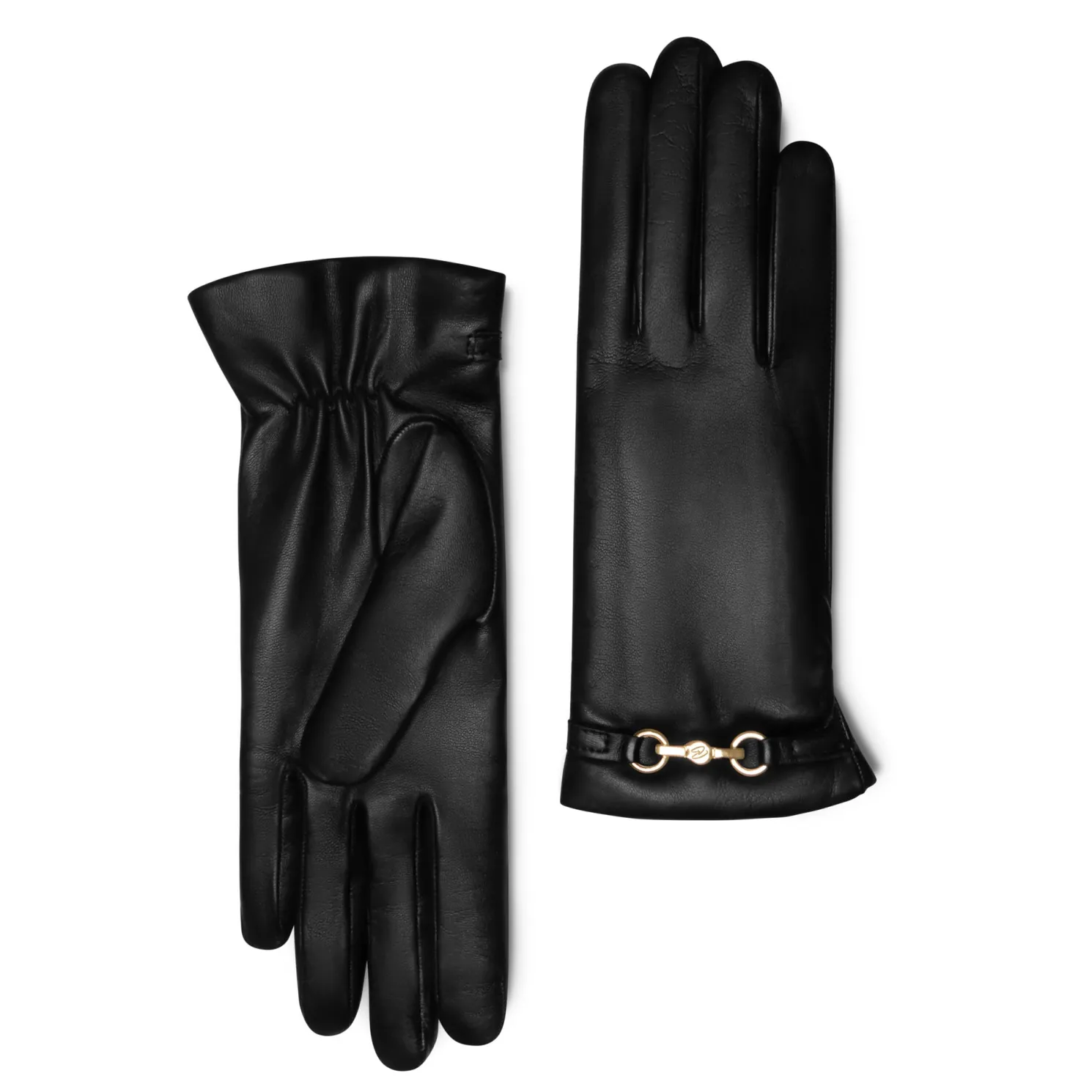 Honoré Marcelia zwarte leren handschoenen van geitenleer
