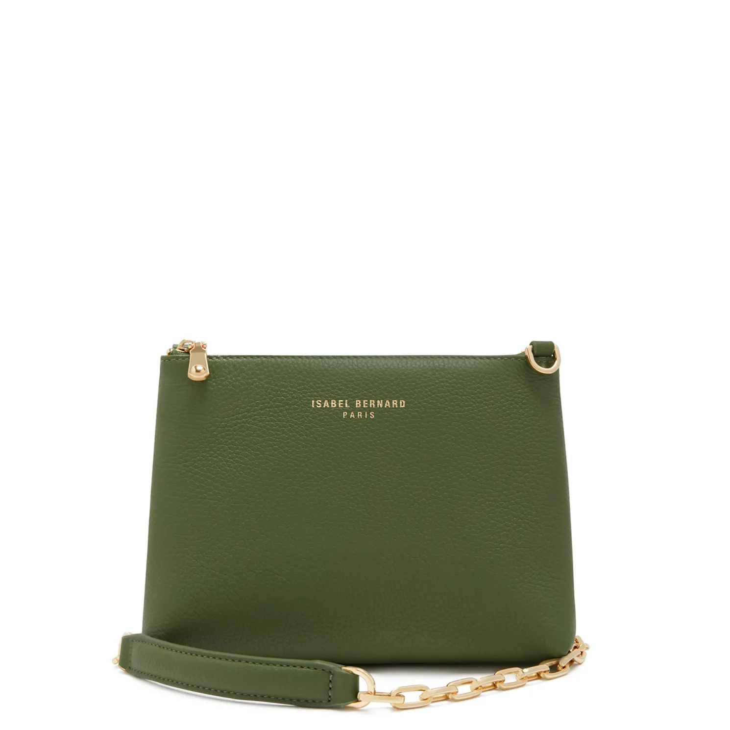 Honoré Misra groene leren schoudertas van kalfsleer