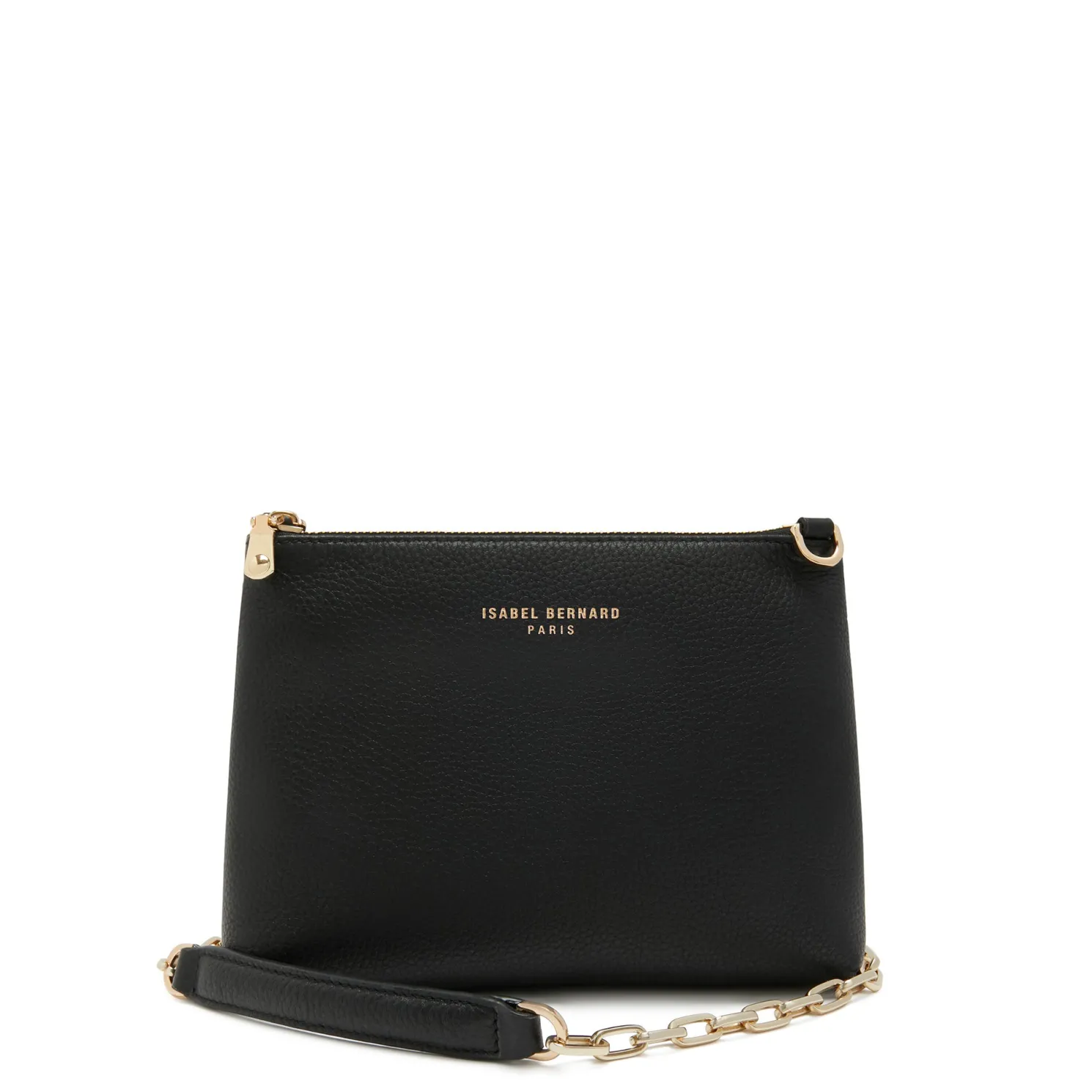 Honoré Misra zwarte leren schoudertas van kalfsleer