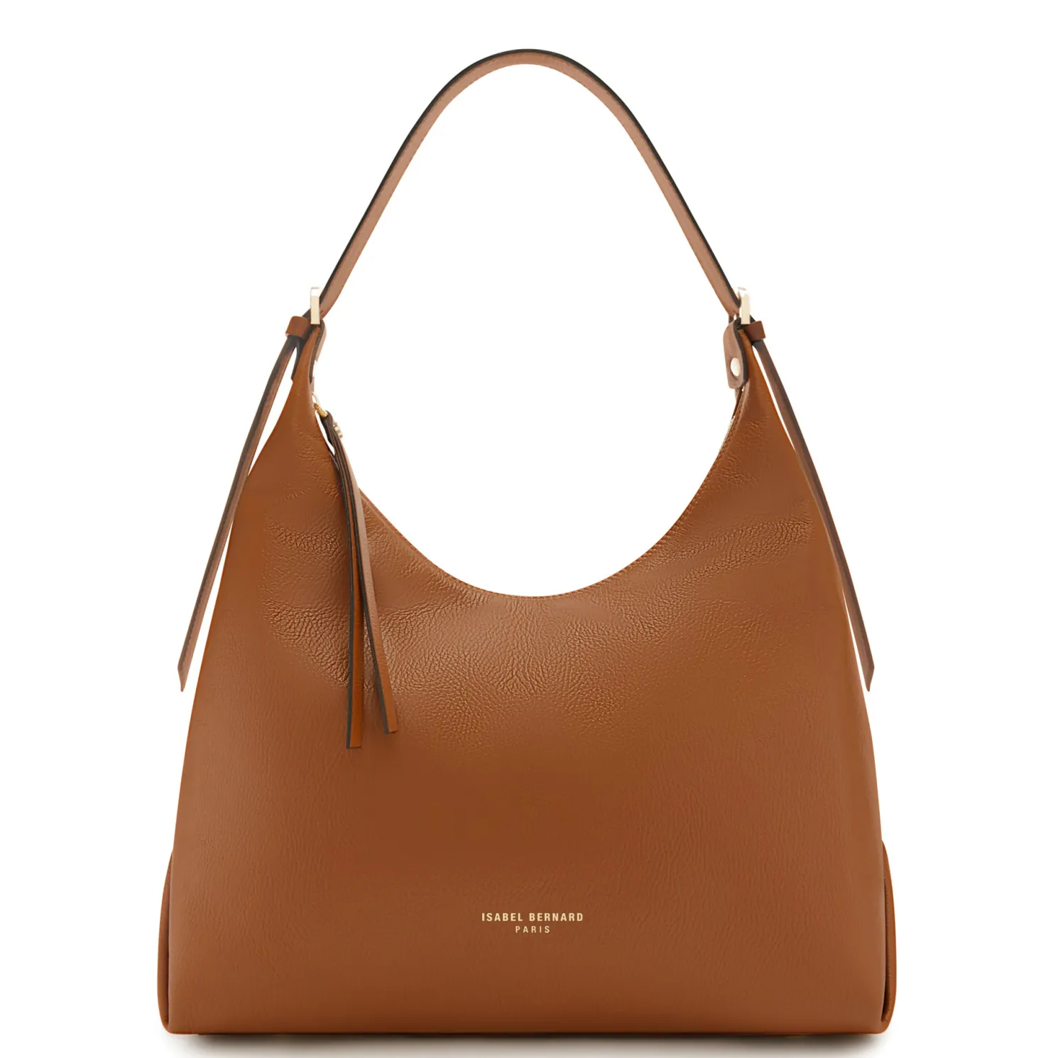 Honoré Muriel cognac leren schoudertas van kalfsleer