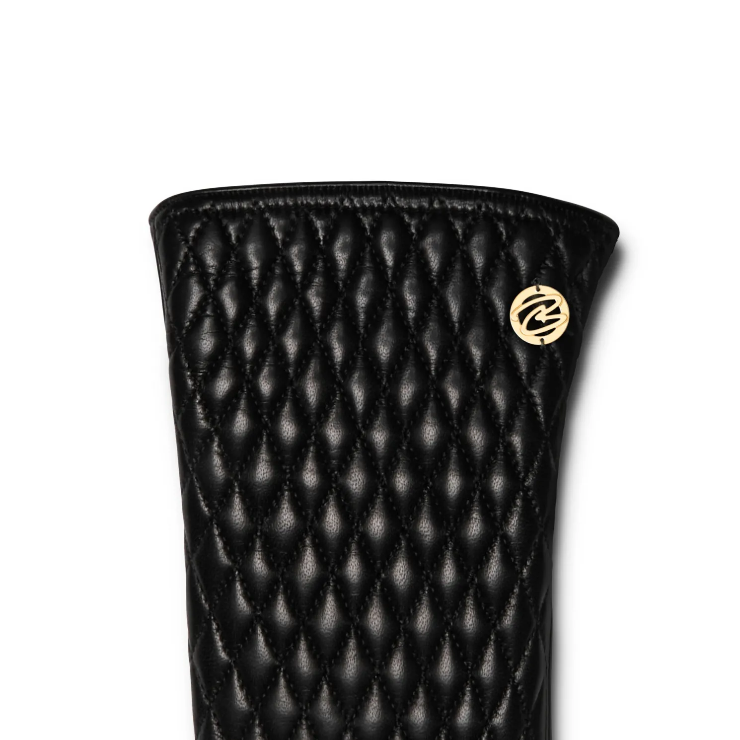 Honoré Rosette zwarte leren handschoenen van geitenleer