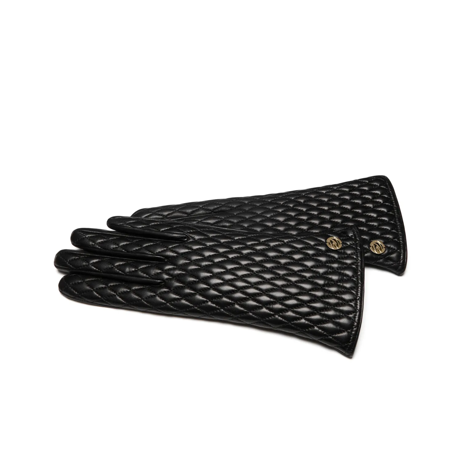 Honoré Rosette zwarte leren handschoenen van geitenleer