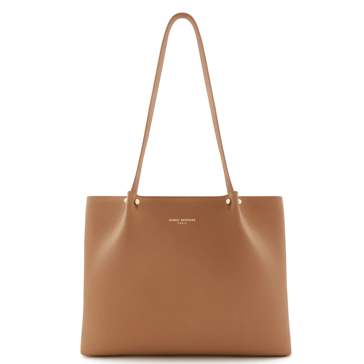 Honoré Nata camel leren shopper van kalfsleer