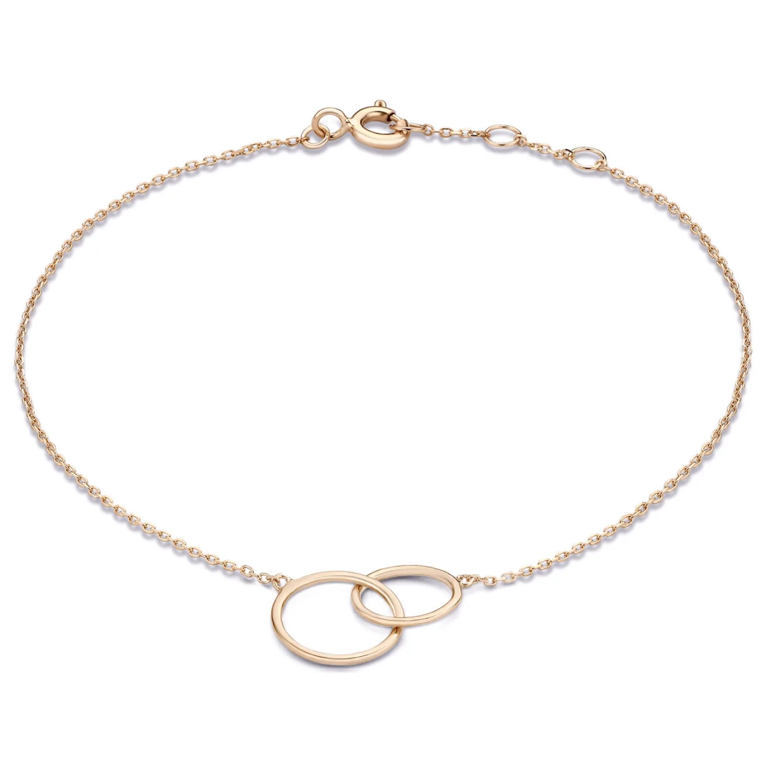 La Concorde Loulou 14 karaat rosé gouden armband met ringetjes