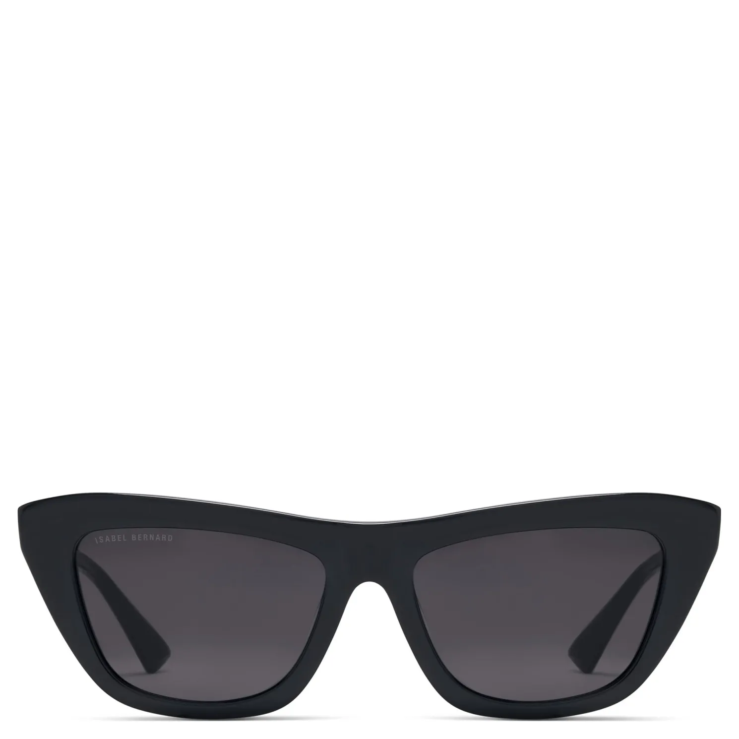 La Villette Roselin zwarte cat eye zonnebril met zwarte glazen