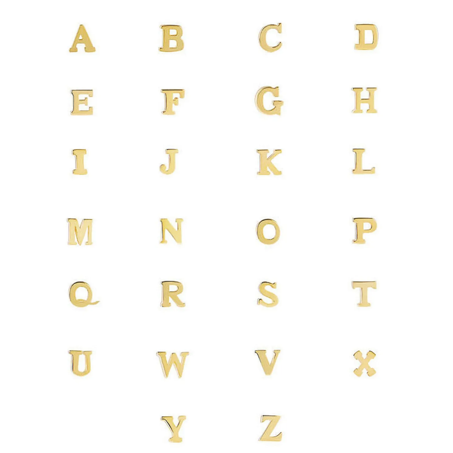 Le Marais Chloé 14 karaat gouden initial ketting met letter