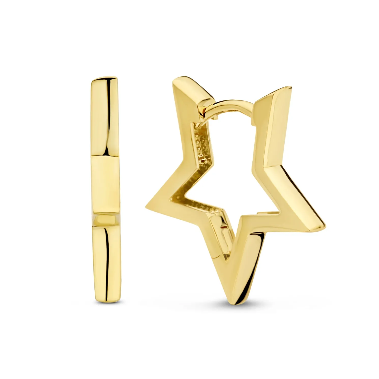 Monceau Juene 14 karaat gouden sterretjes oorbellen