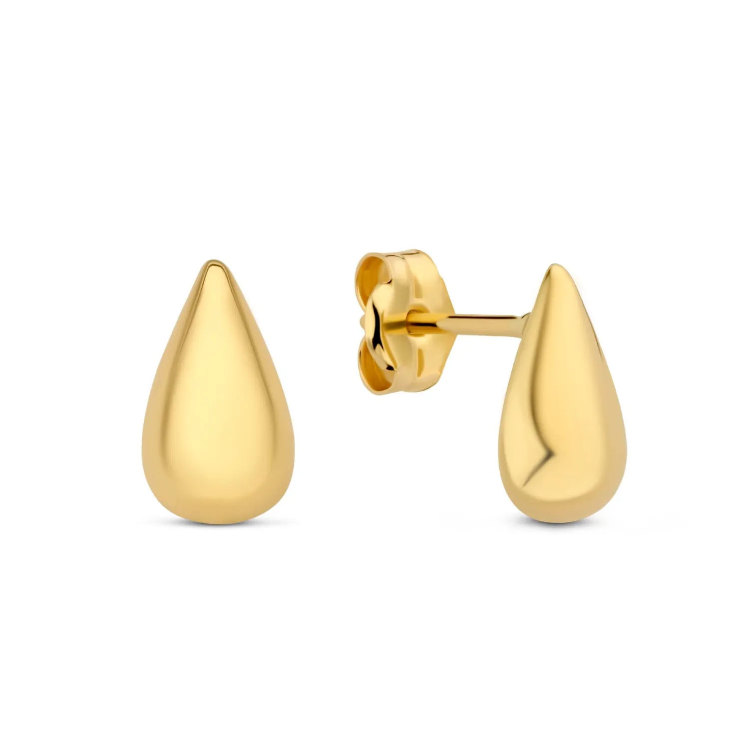 Monceau Séraphine 14 karaat gouden druppelvormige oorknoppen