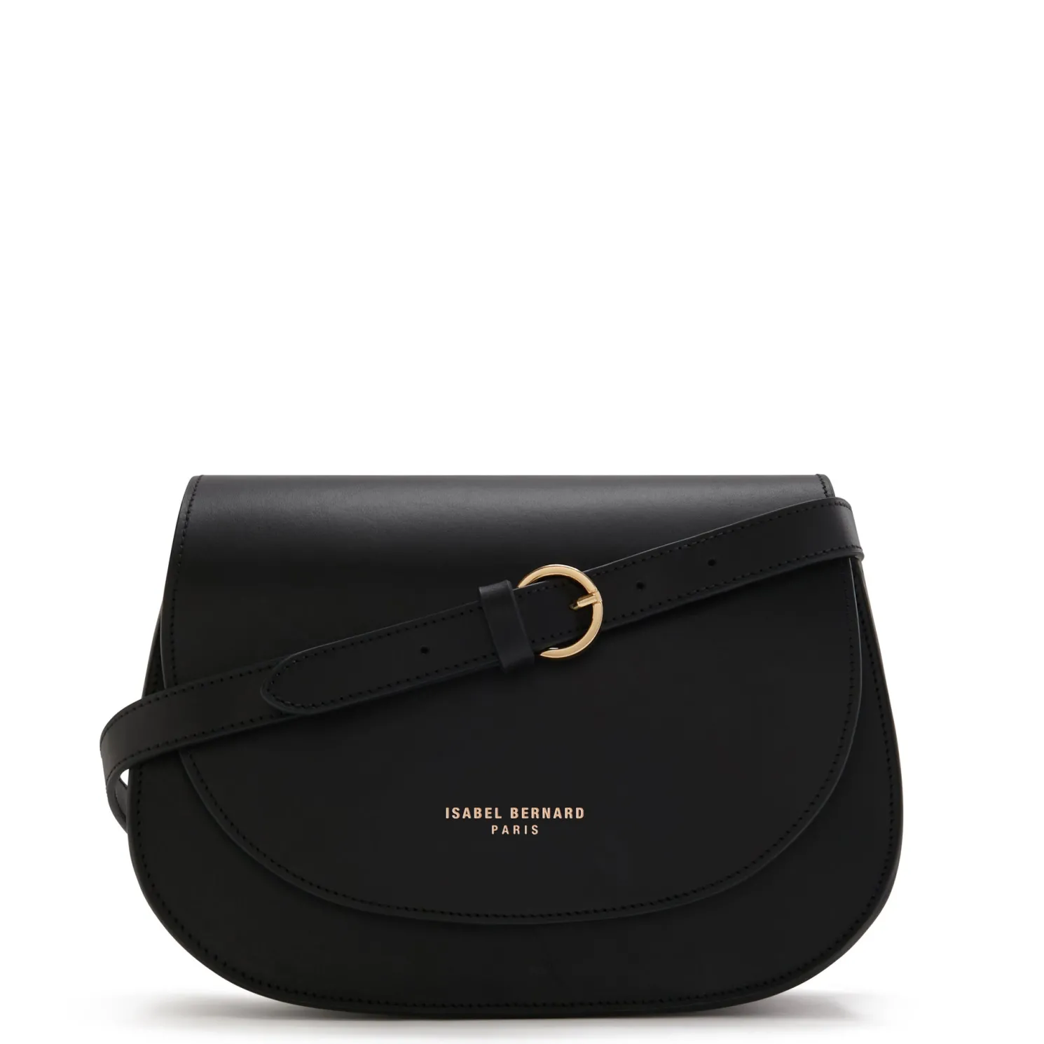 Montmartre Madelon zwarte leren crossbody tas van natuurleer