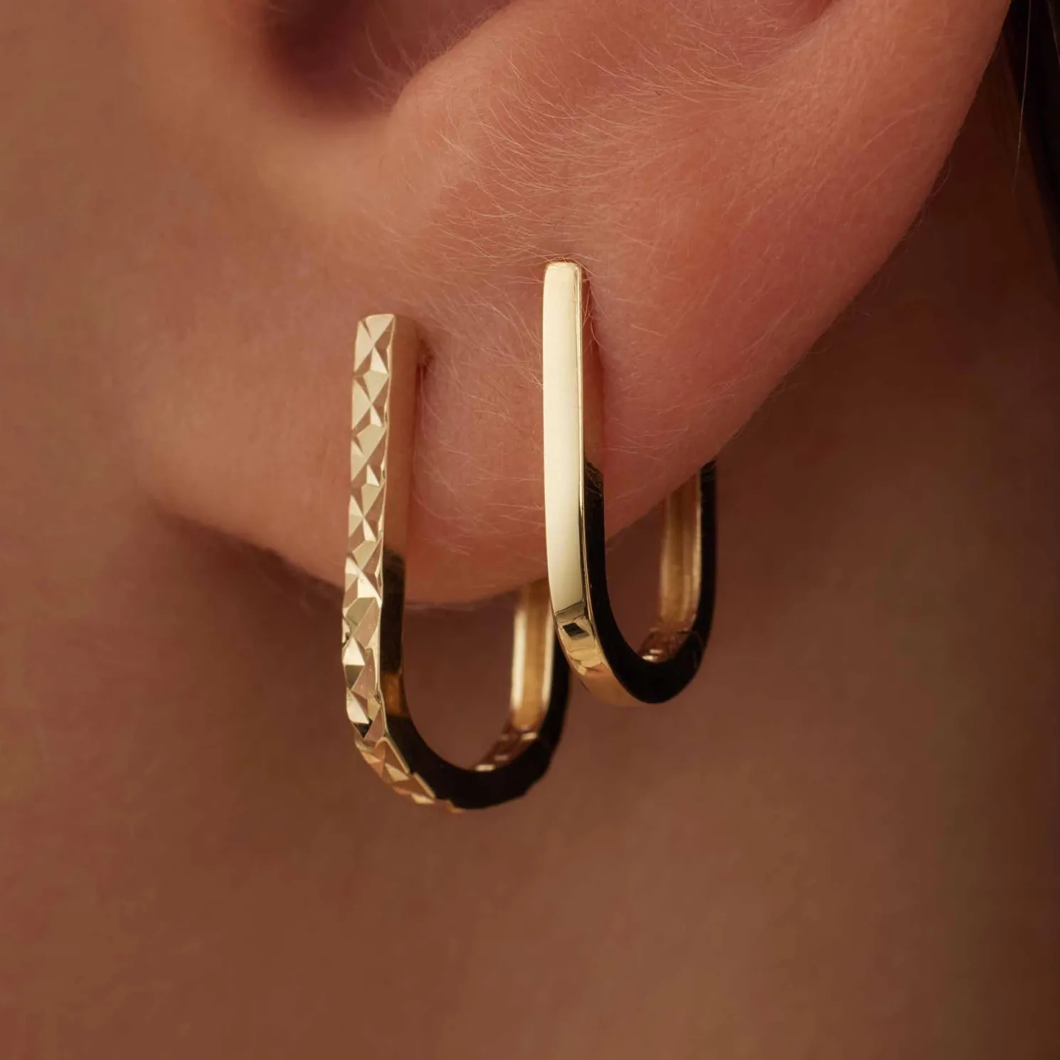 Rivoli Aimée 14 karaat gouden oorhangers