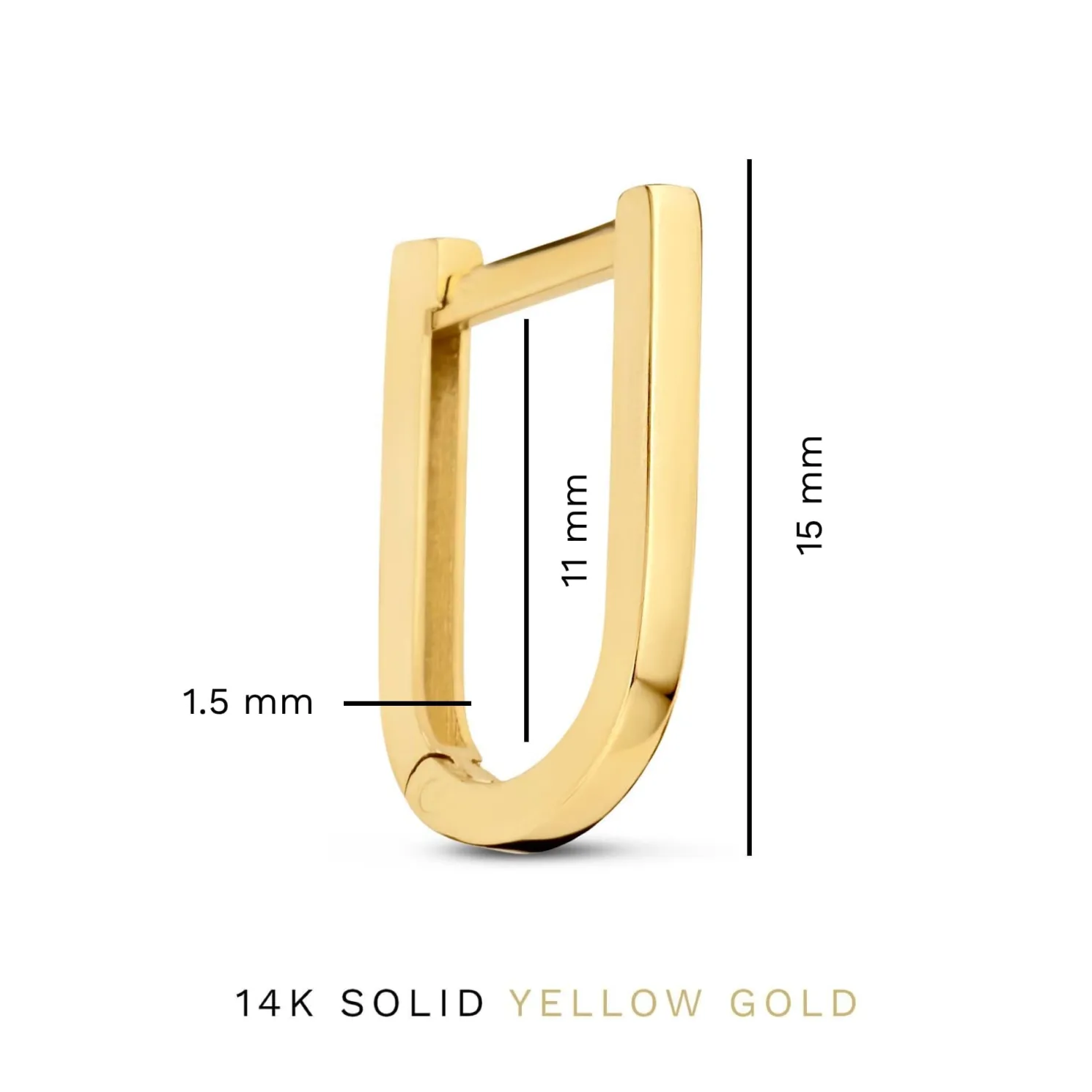 Rivoli Aimée 14 karaat gouden oorhangers