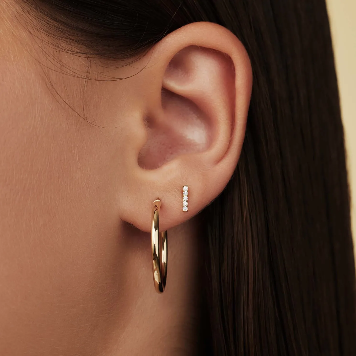 Rivoli Estelle 14 karaat gouden creolen