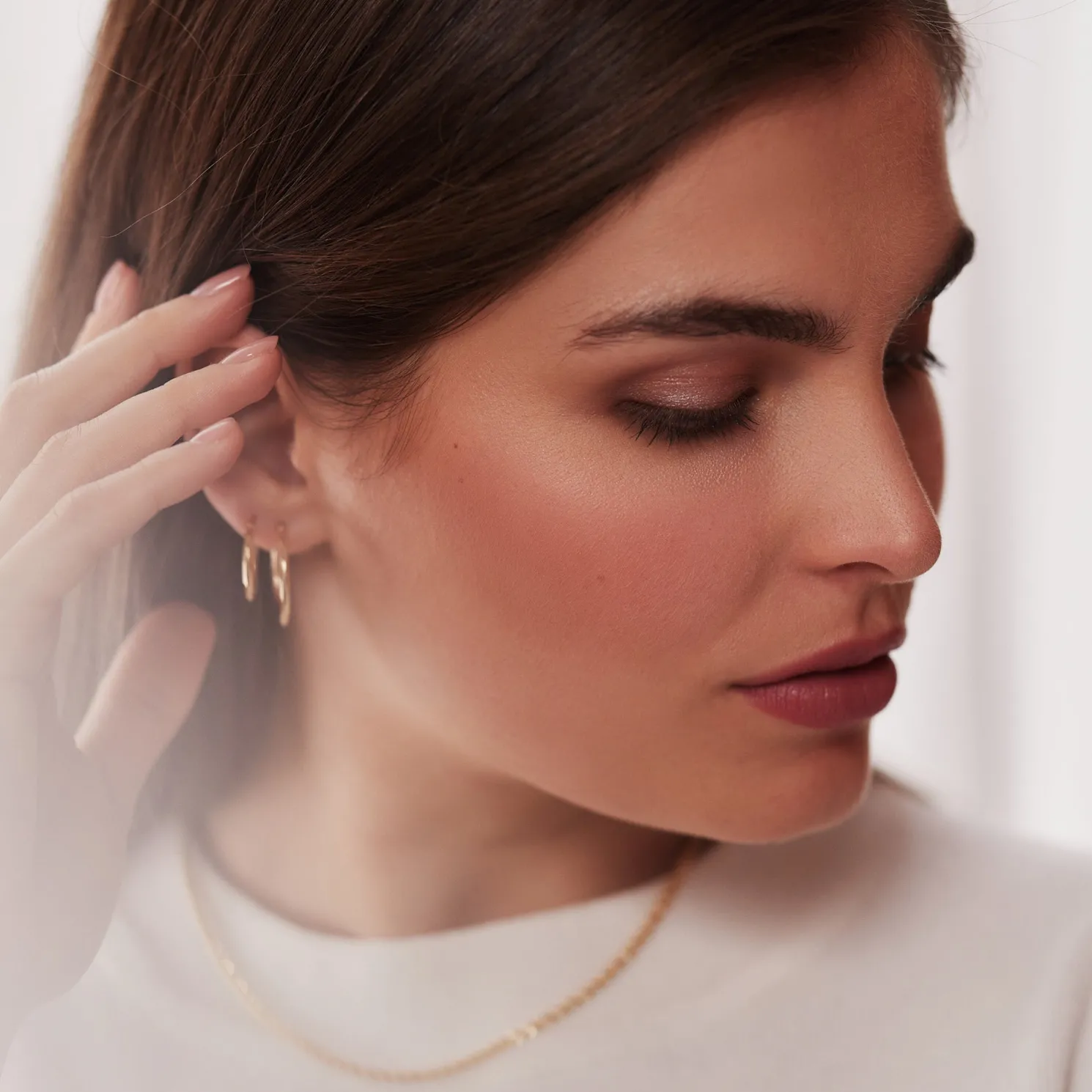 Rivoli Estelle 14 karaat gouden creolen