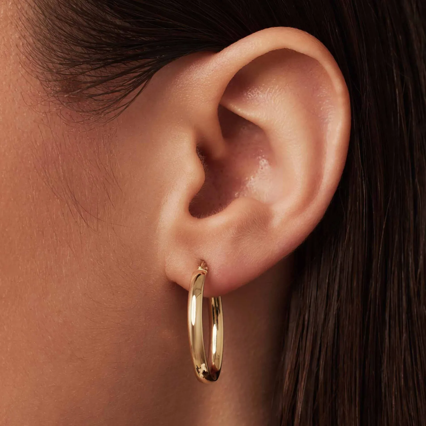 Rivoli Estrella 14 karaat gouden creolen