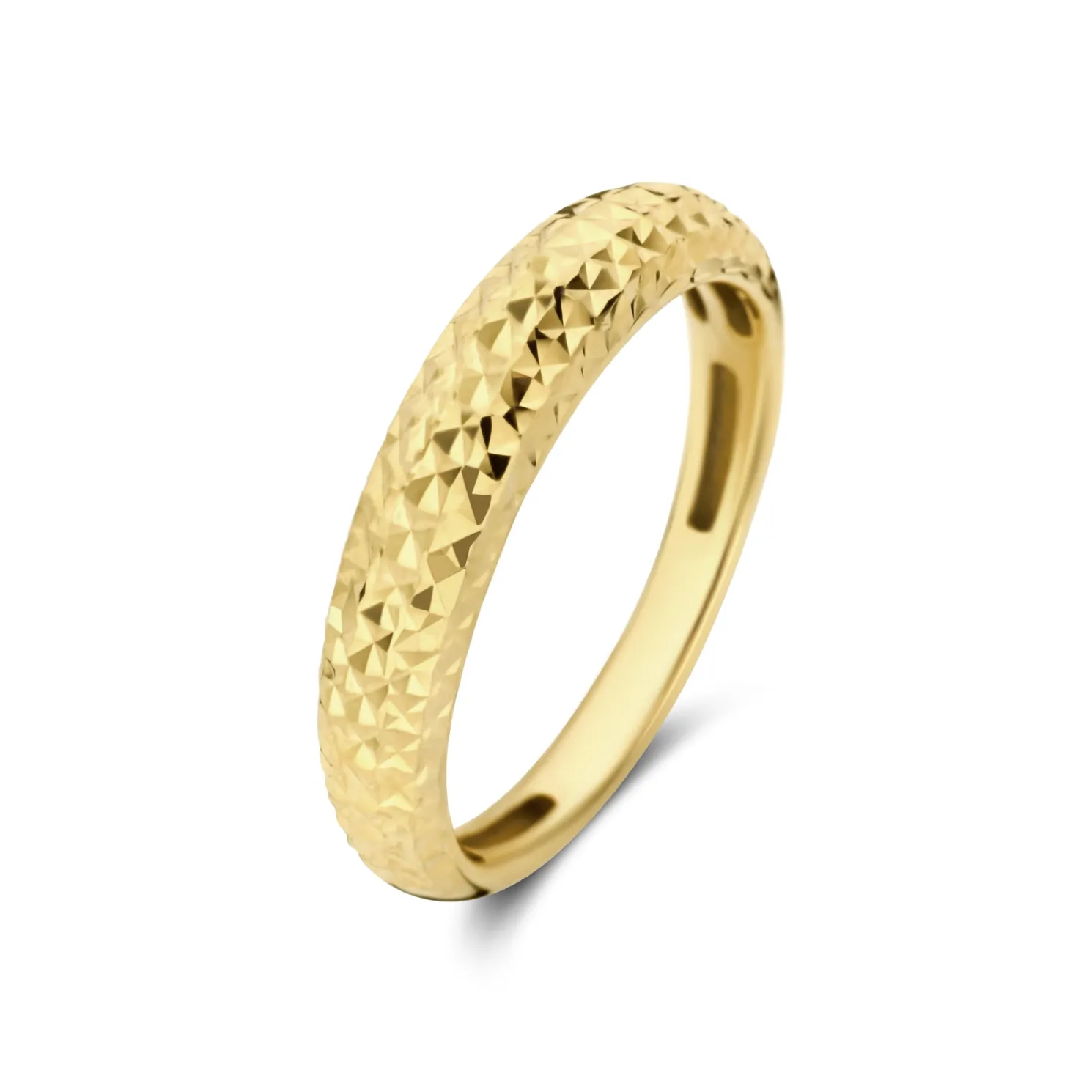 Rivoli Laura 14 karaat gouden ring met diamond cut