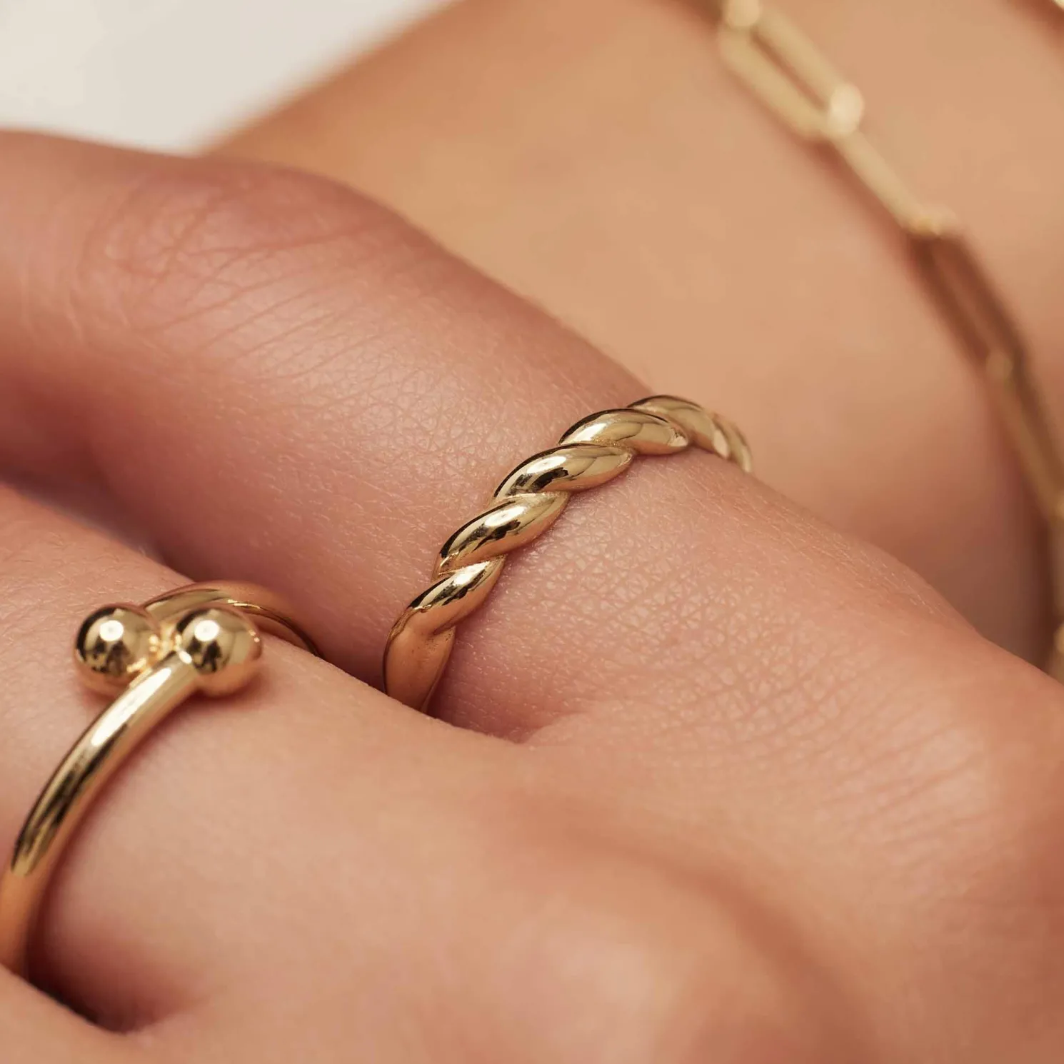 Rivoli Laurance 14 karaat gouden ring