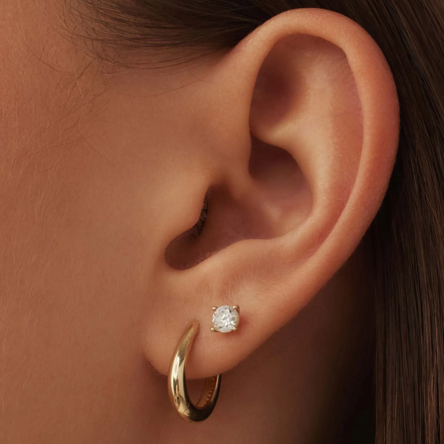 Rivoli Maryn 14 karaat gouden creolen