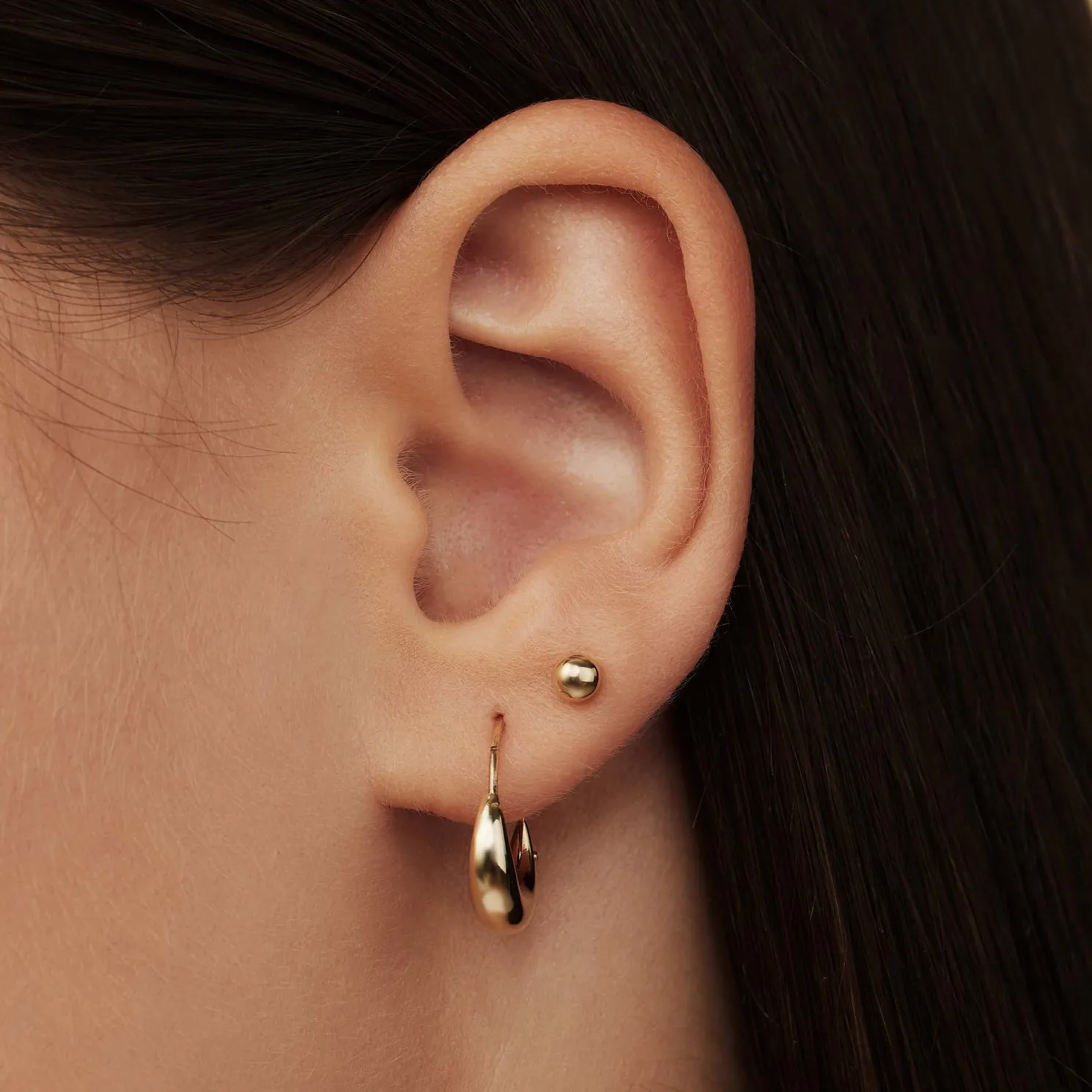 Rivoli Maryn 14 karaat gouden creolen