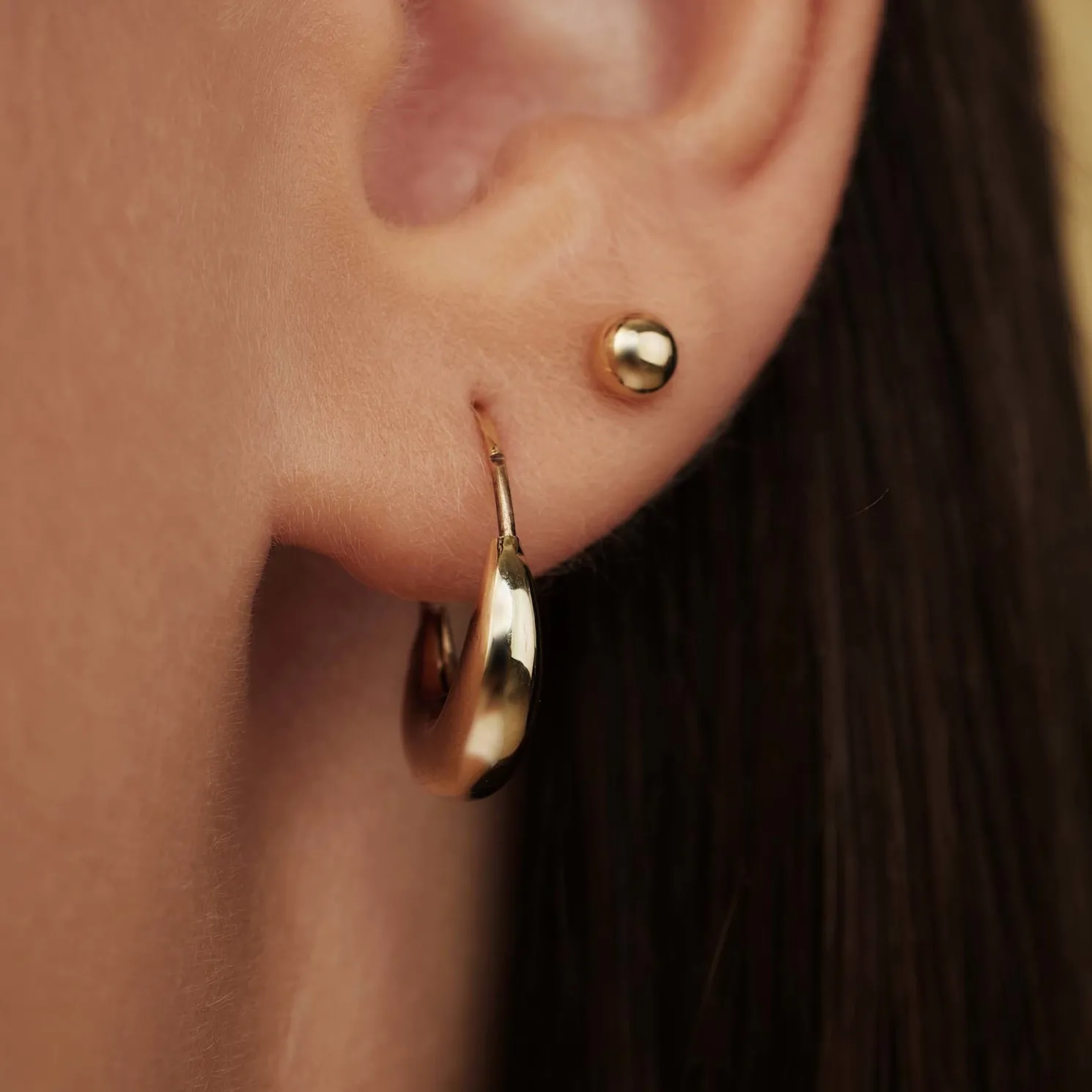 Rivoli Maryn 14 karaat gouden creolen