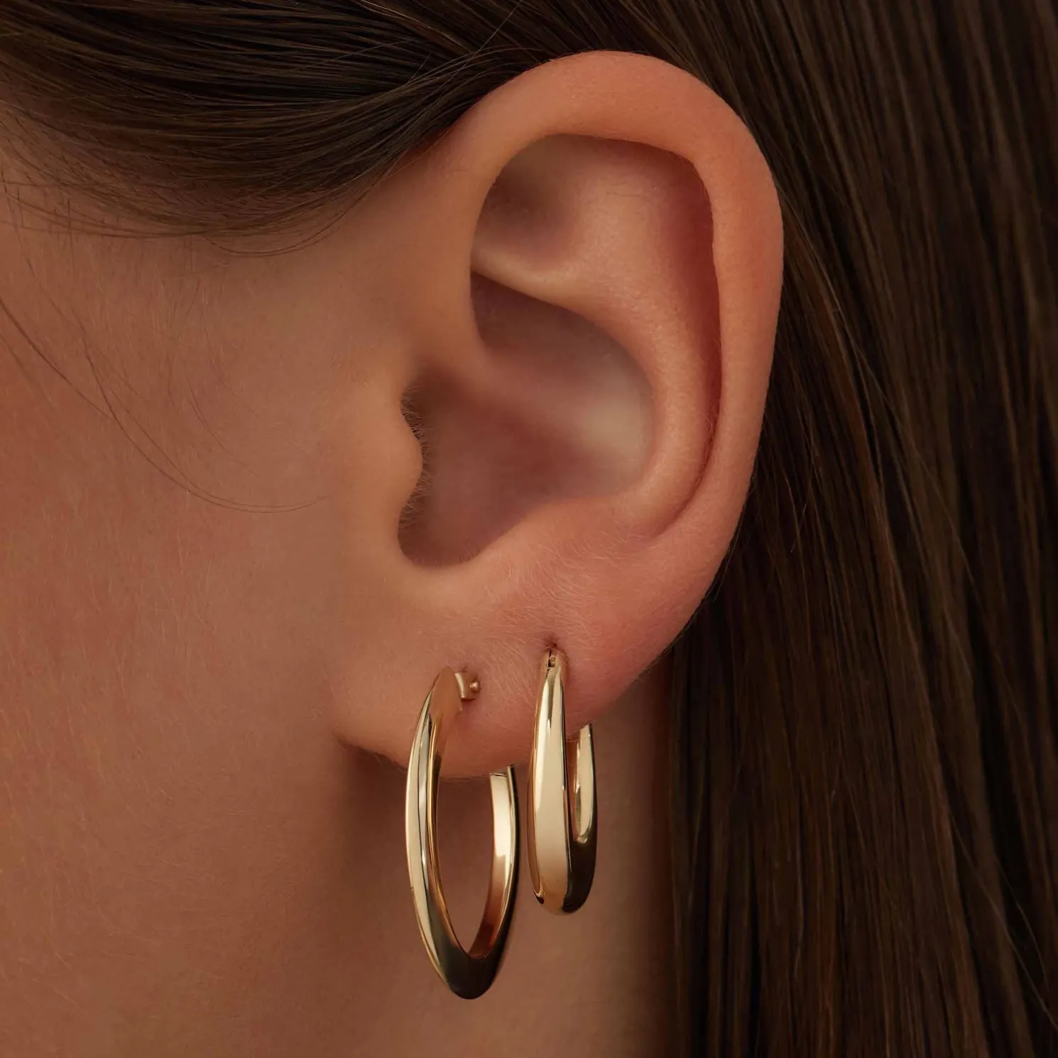 Rivoli Maryn 14 karaat gouden oorhangers