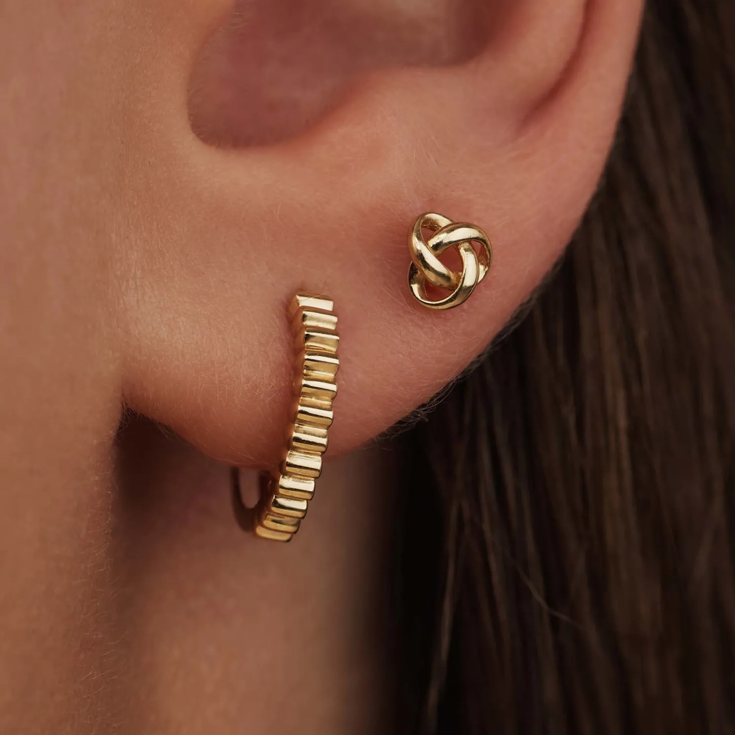 Rivoli Montgallet 14 karaat gouden creolen