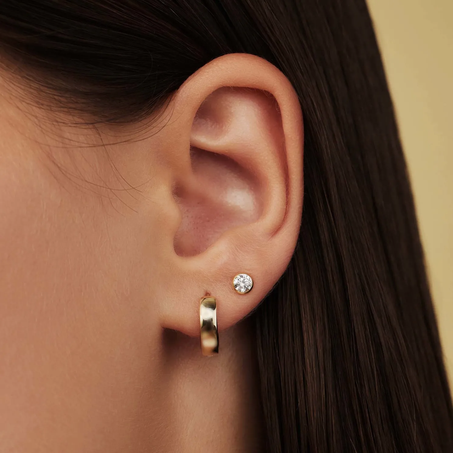 Rivoli Morgane 14 karaat gouden creolen