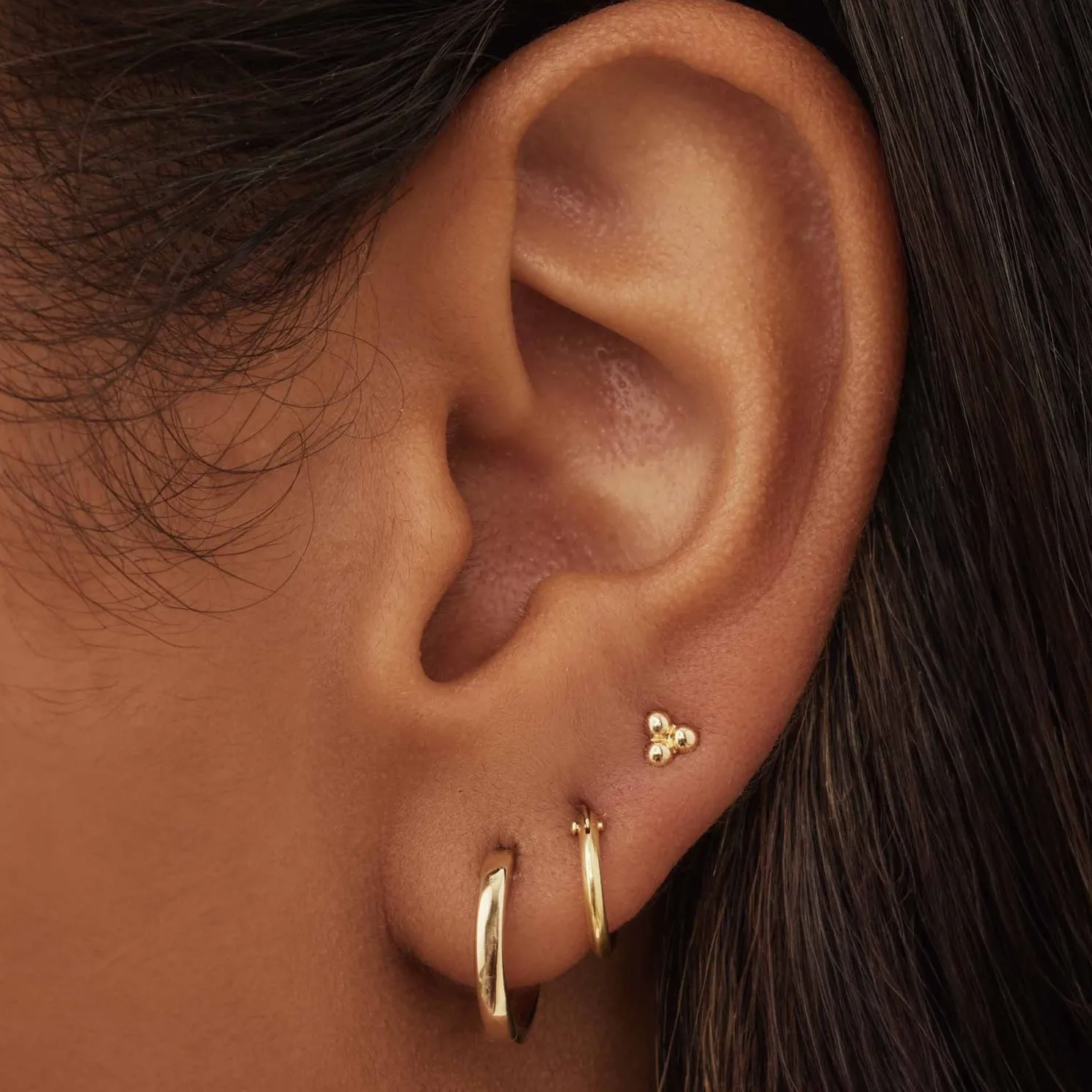 Rivoli Morgane 14 karaat gouden creolen