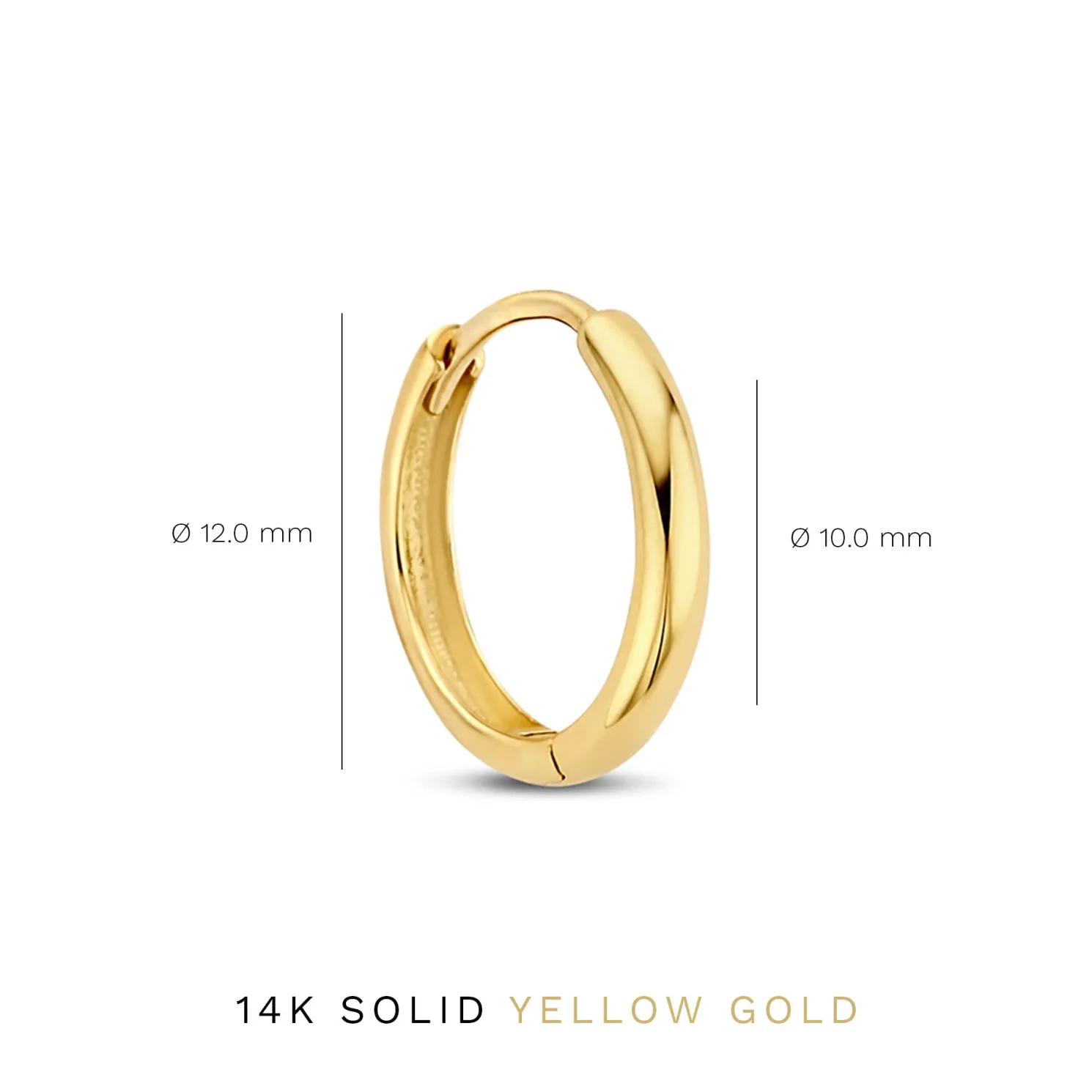 Rivoli Morgane 14 karaat gouden creolen