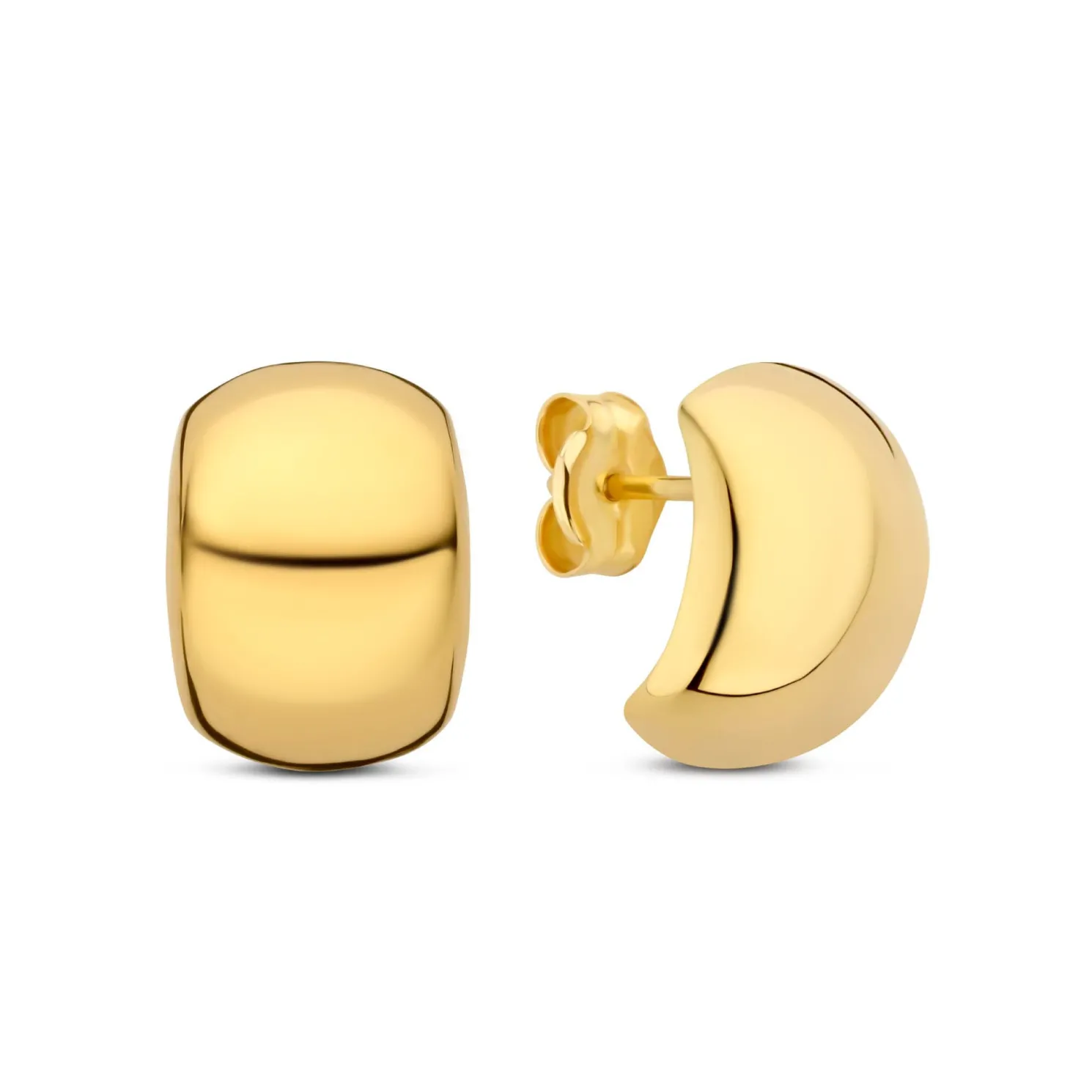 Rivoli Morgane 14 karaat gouden halve creolen