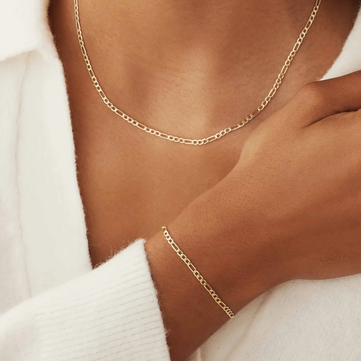 Rivoli Nina 14 karaat gouden collier met koningsschakel