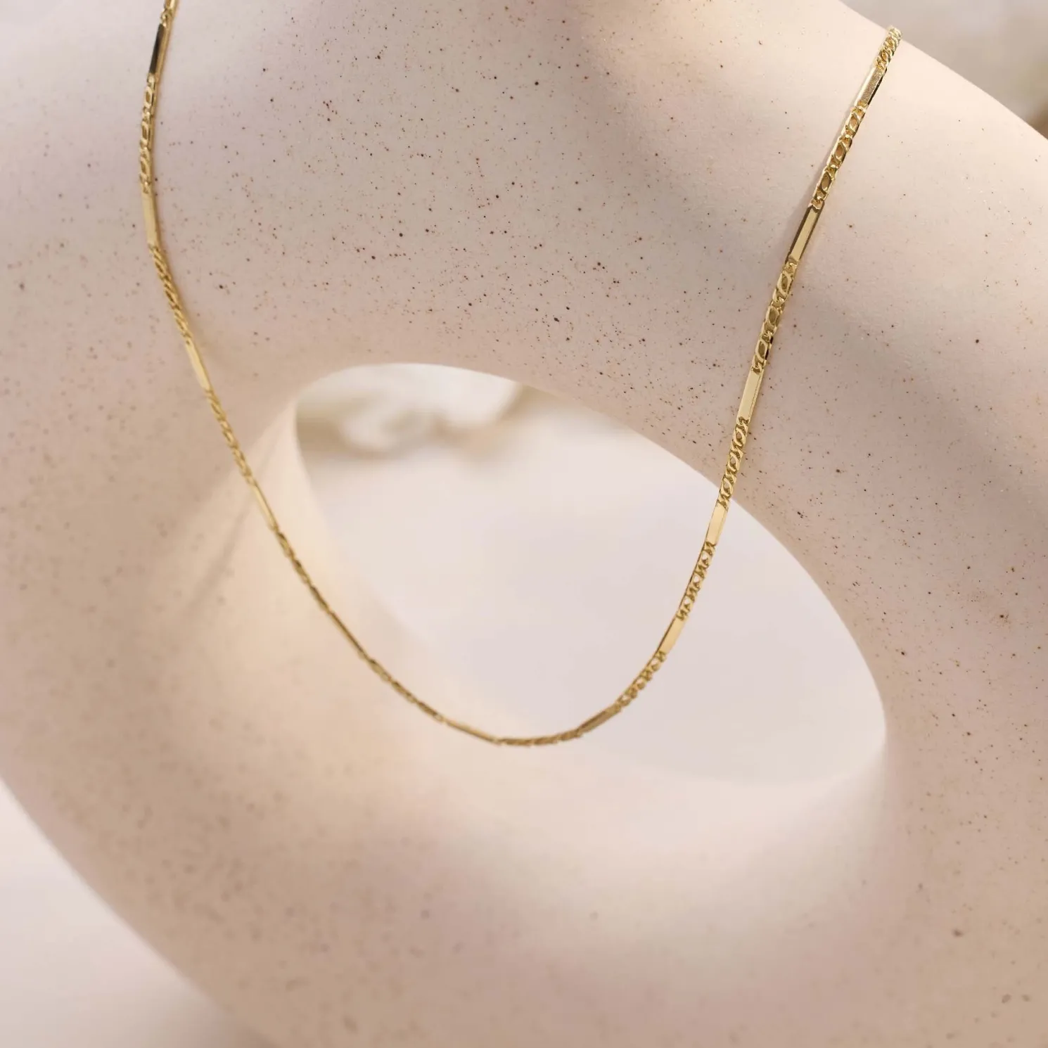 Rivoli Nina 14 karaat gouden collier met koningsschakel