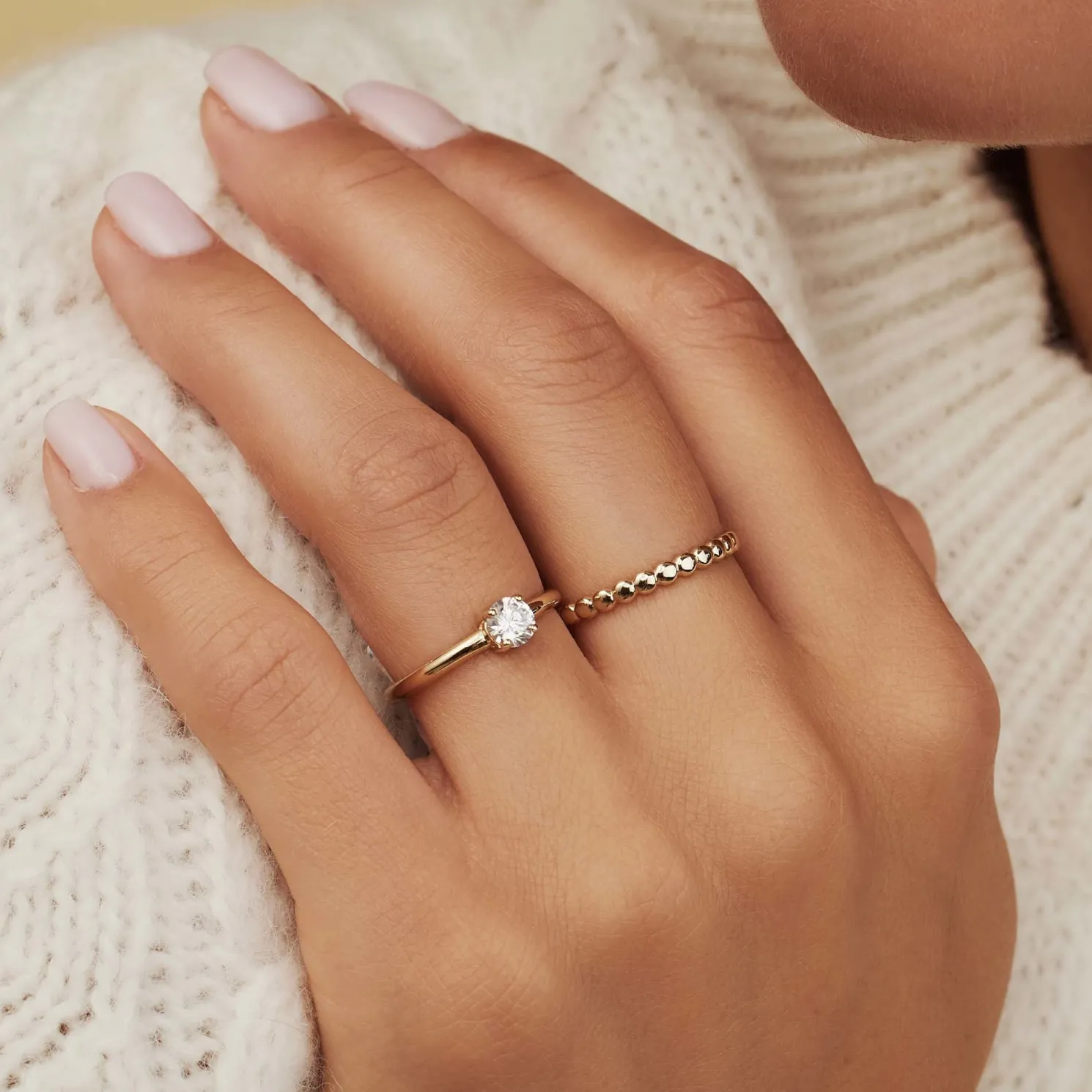 Rivoli Zélie 14 karaat gouden ring