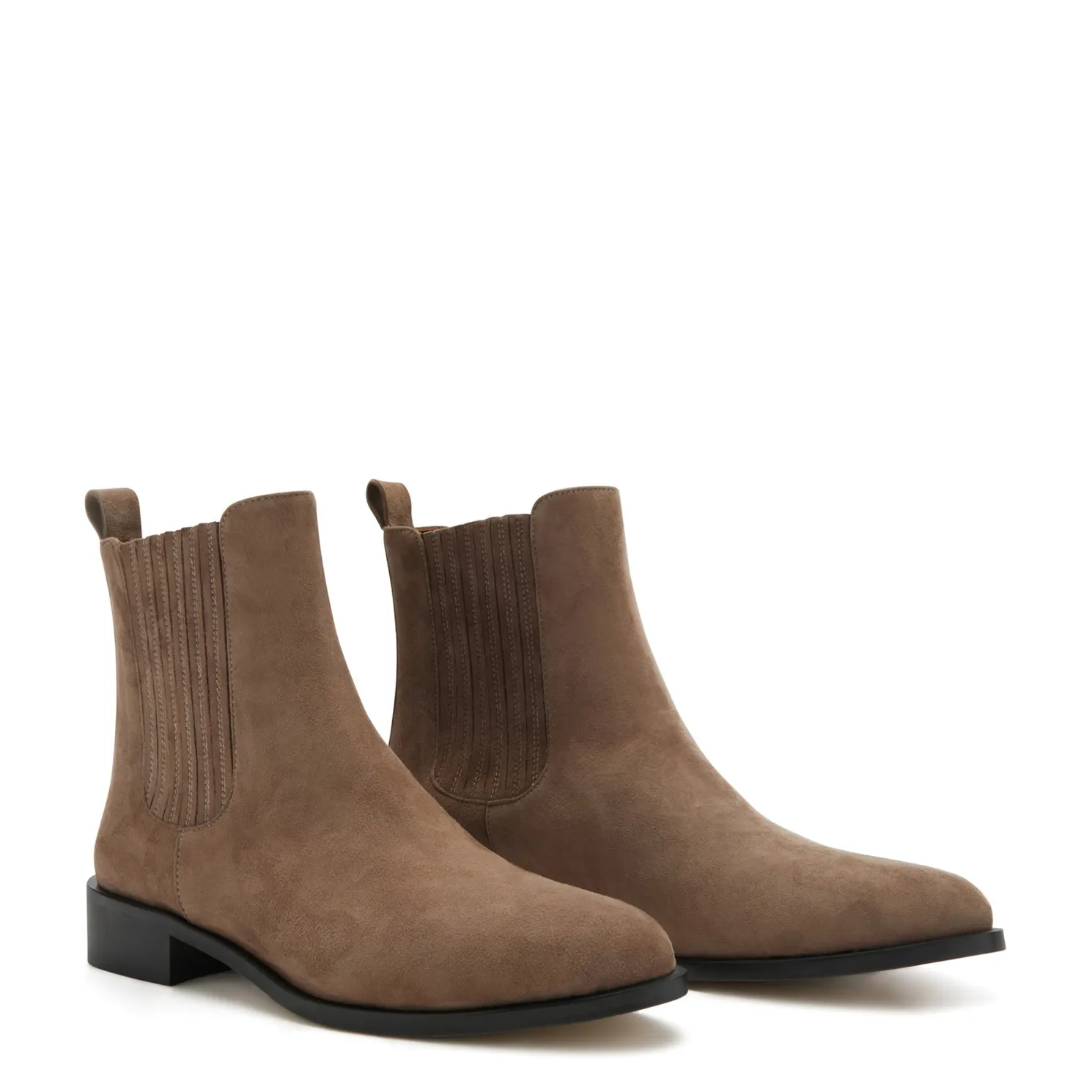 Vendôme Chey taupe suède chelsea boots