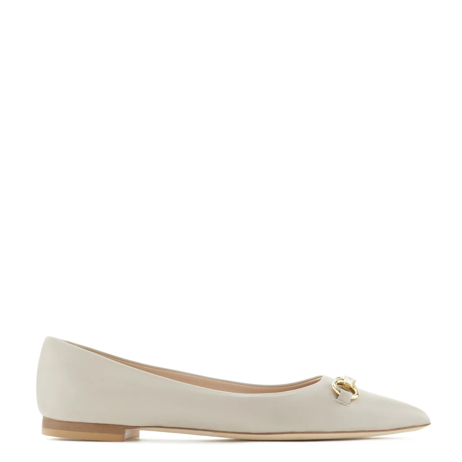 Vendôme Elita taupe leren ballerina's van kalfsleer