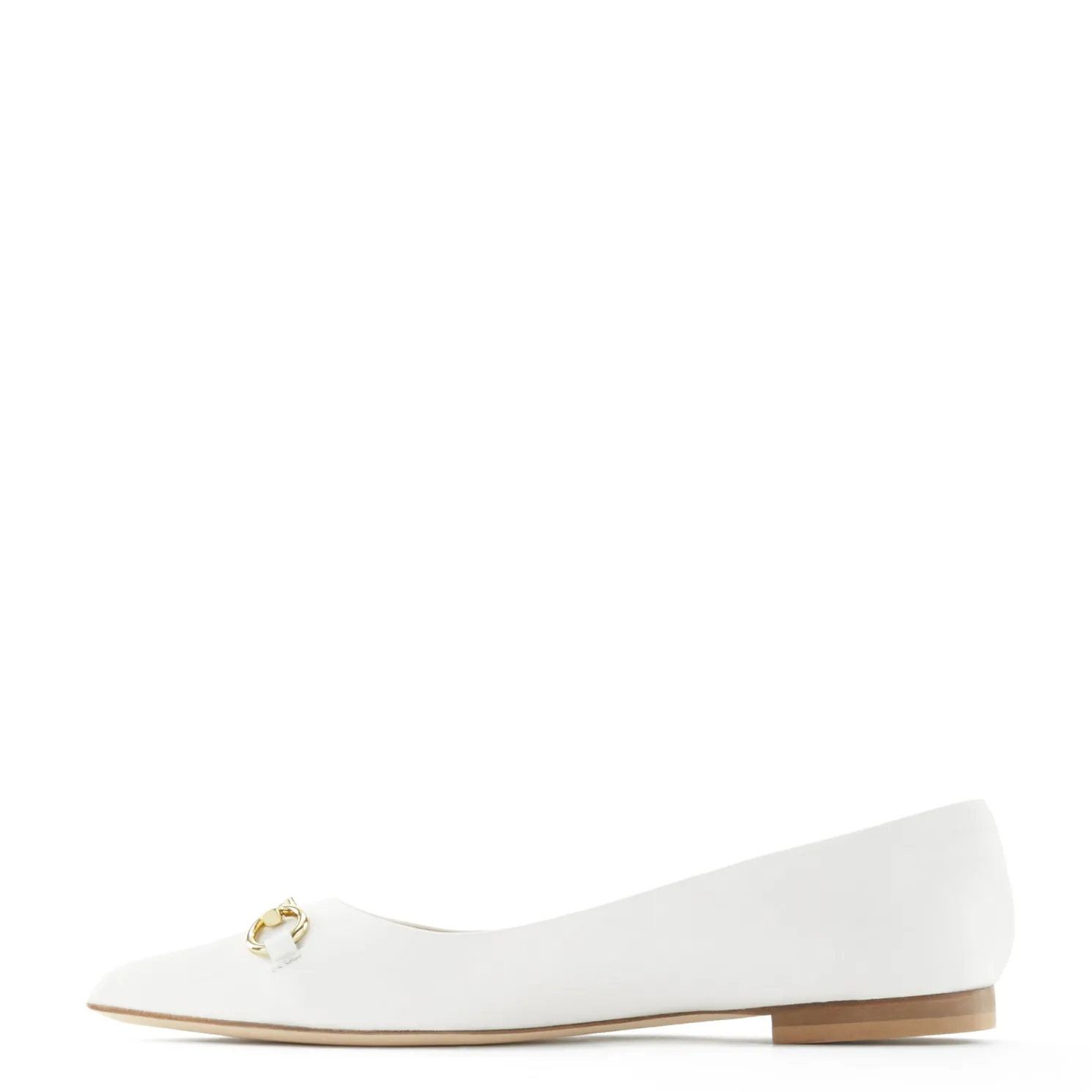 Vendôme Elita witte leren ballerina's van kalfsleer