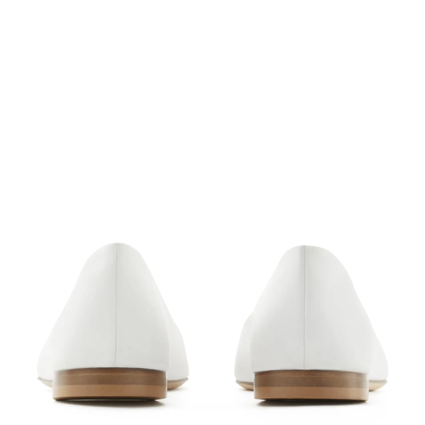 Vendôme Elita witte leren ballerina's van kalfsleer