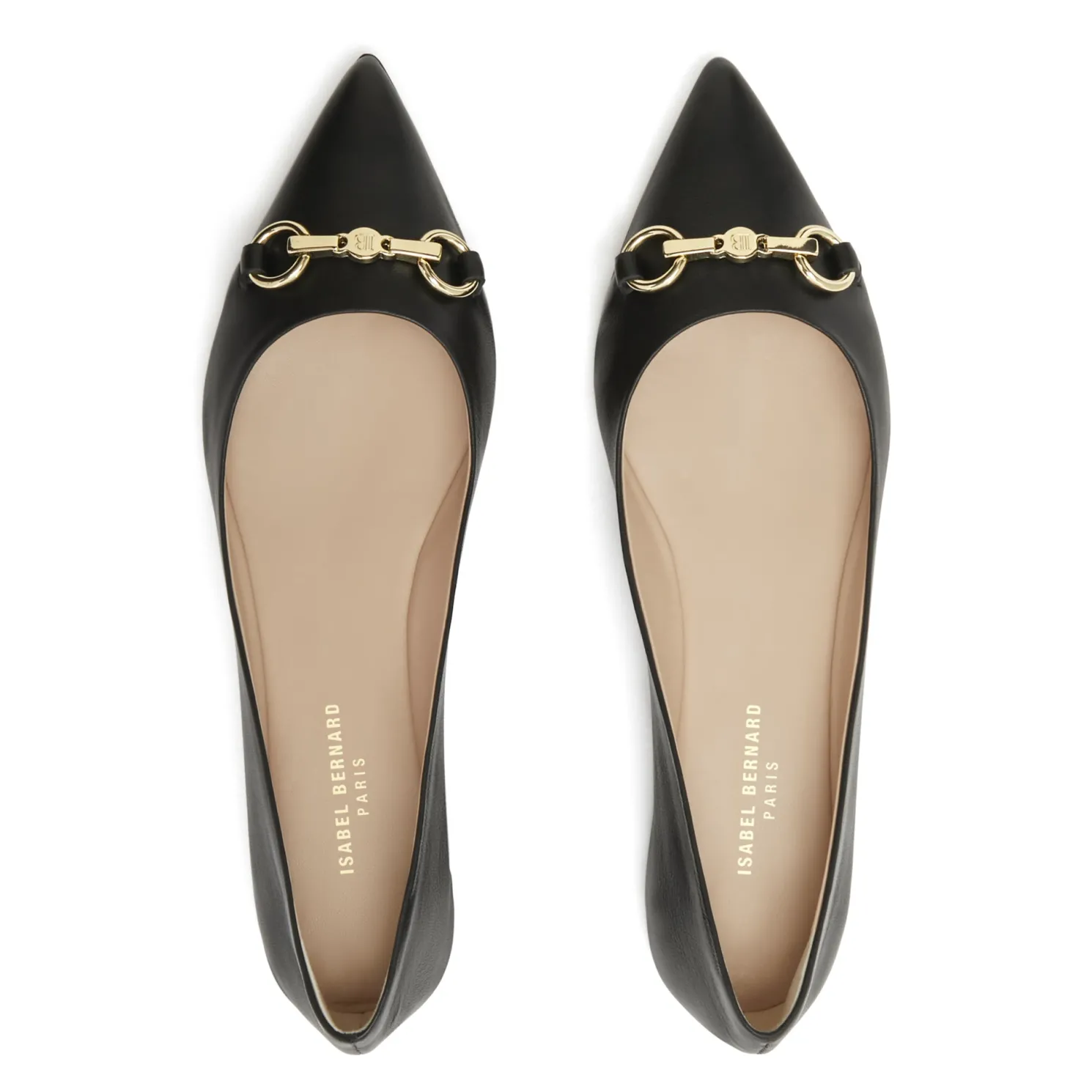 Vendôme Elita zwarte leren ballerina's van kalfsleer