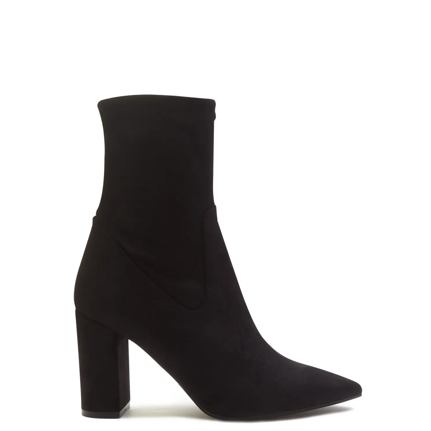 Vendôme Fem zwarte nylonstretch suède heels