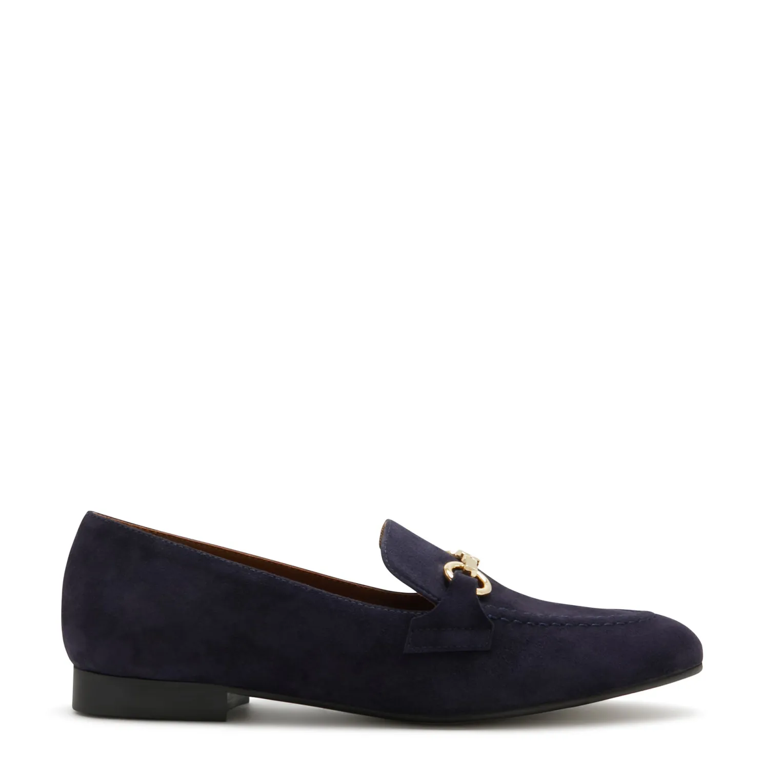 Vendôme Fleur blue suede loafers