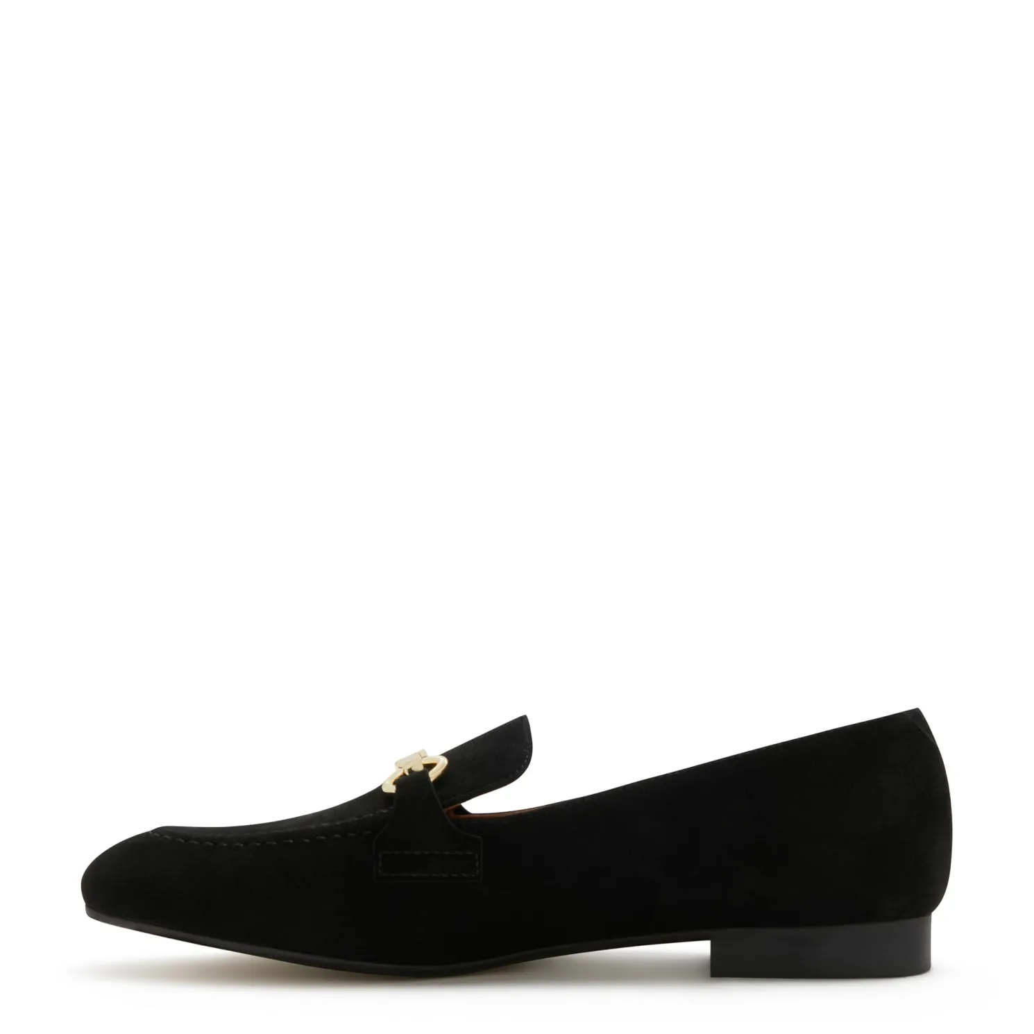 Vendôme Fleur zwarte suède loafers