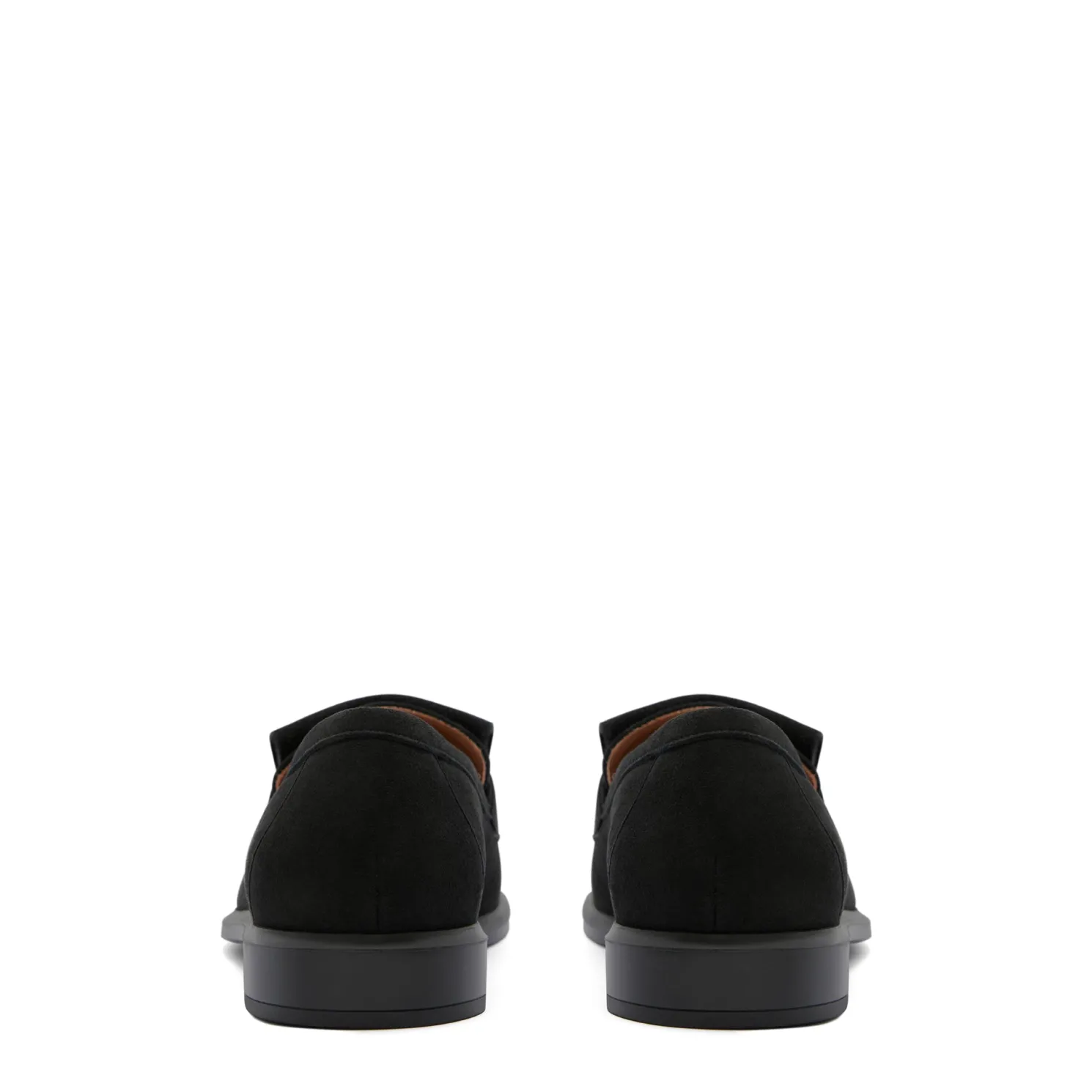 Vendôme Lave zwarte suède loafers