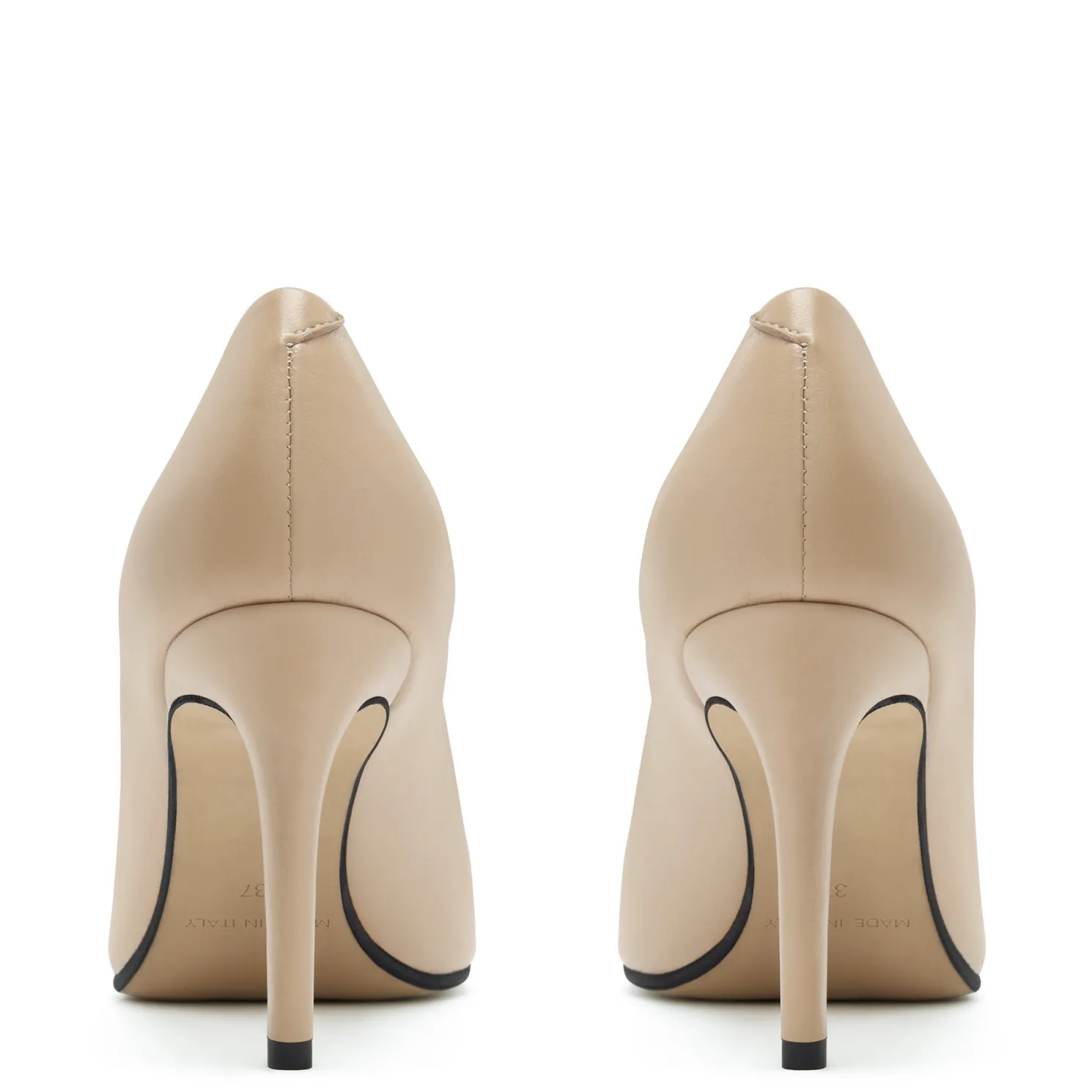 Vendôme Lianne beige leren pumps van kalfsleer